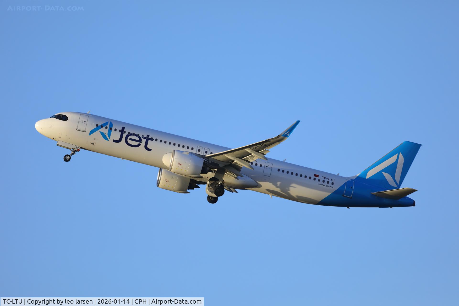 TC-LTU, 2023 Airbus A321-271 NX C/N 11239, Copenhagen 14.1.2026
