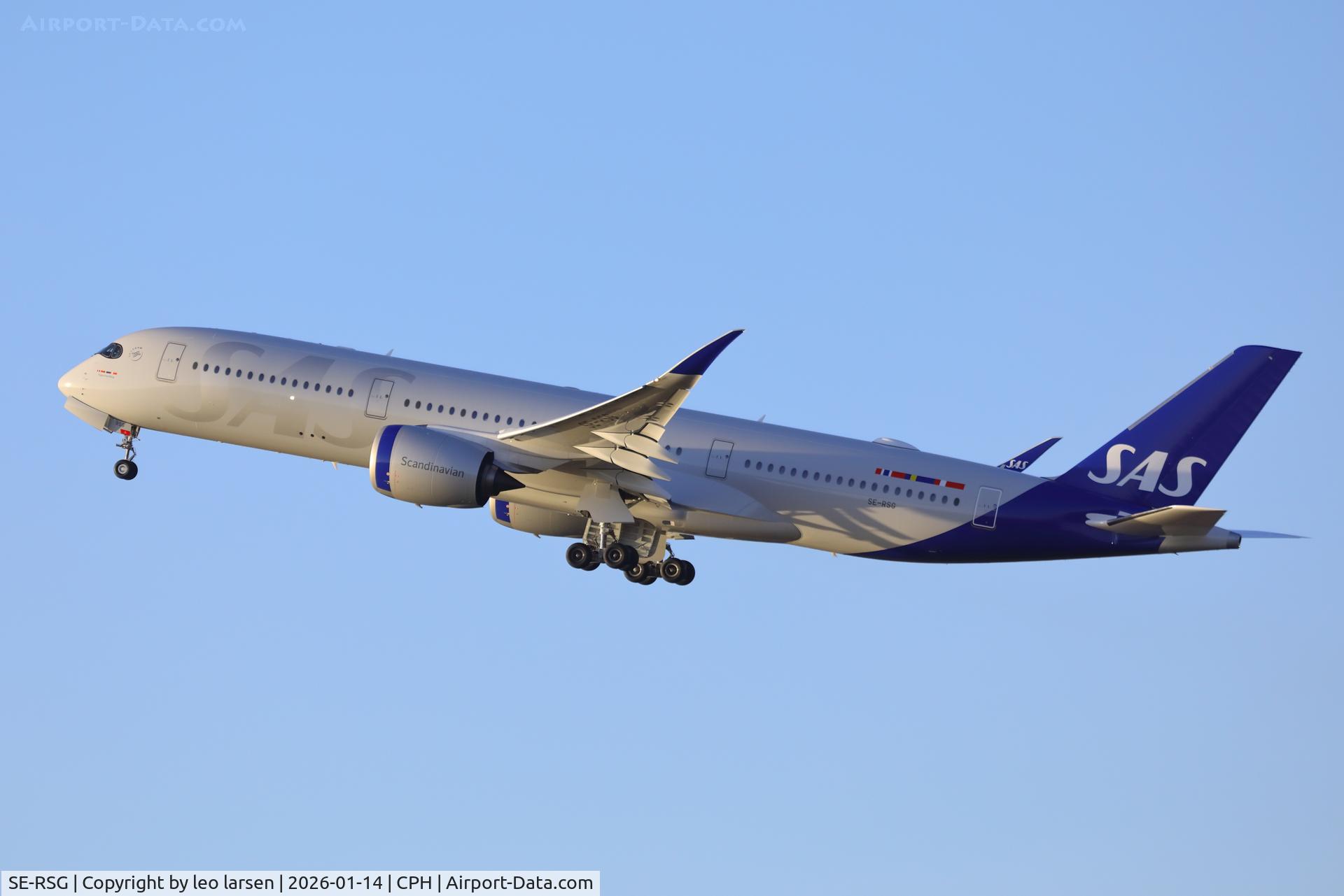 SE-RSG, 2025 Airbus A350-941 C/N 764, Copenhagen 14.1.2026