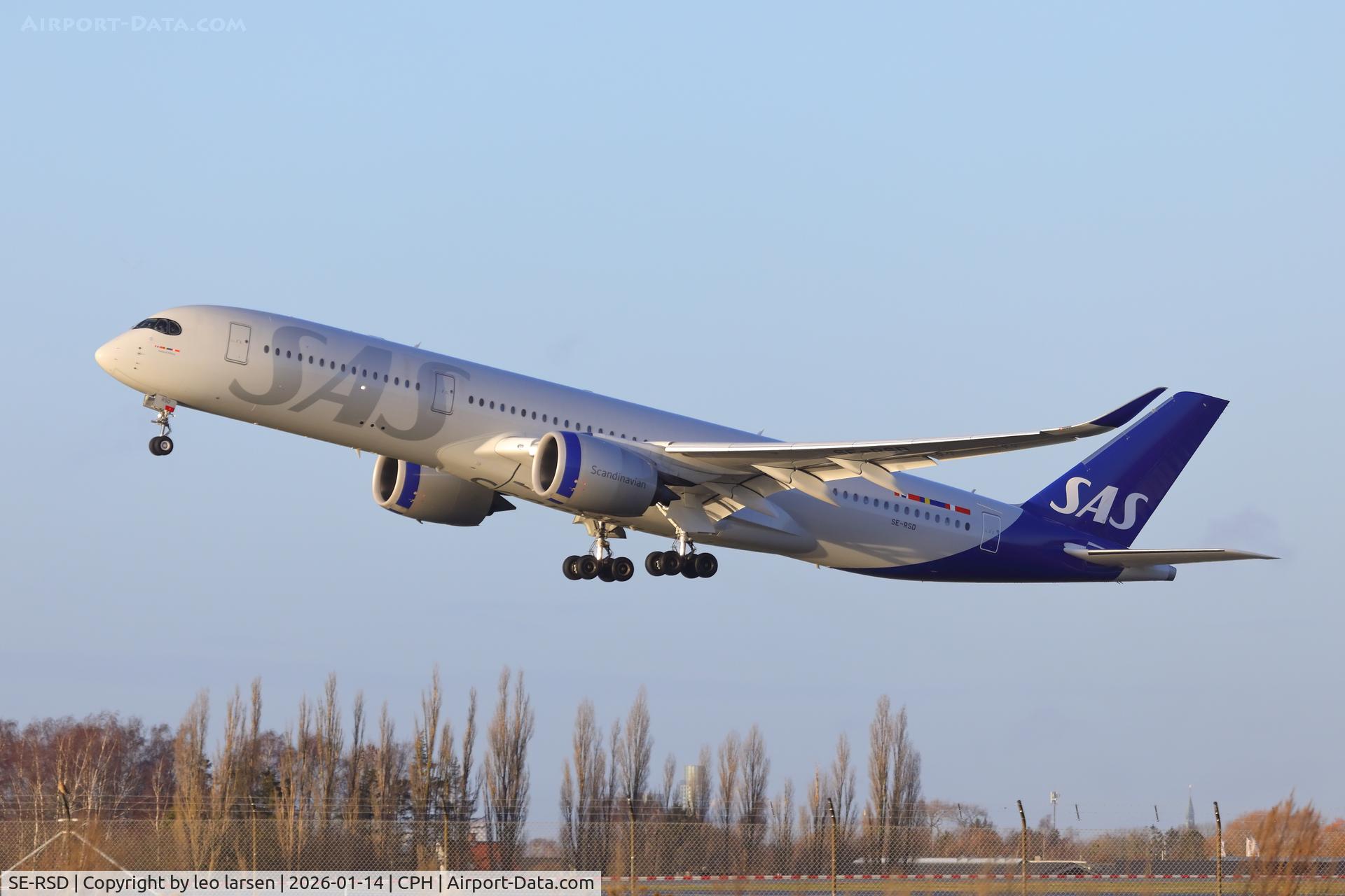 SE-RSD, 2020 Airbus A350-941 C/N 418, Copenhagen 14.1.2026