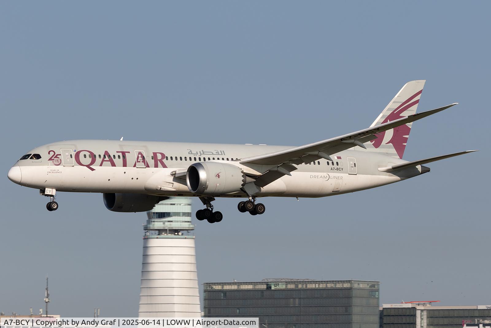 A7-BCY, 2015 Boeing 787-8 Dreamliner C/N 38343, Qatar Airways 787-8