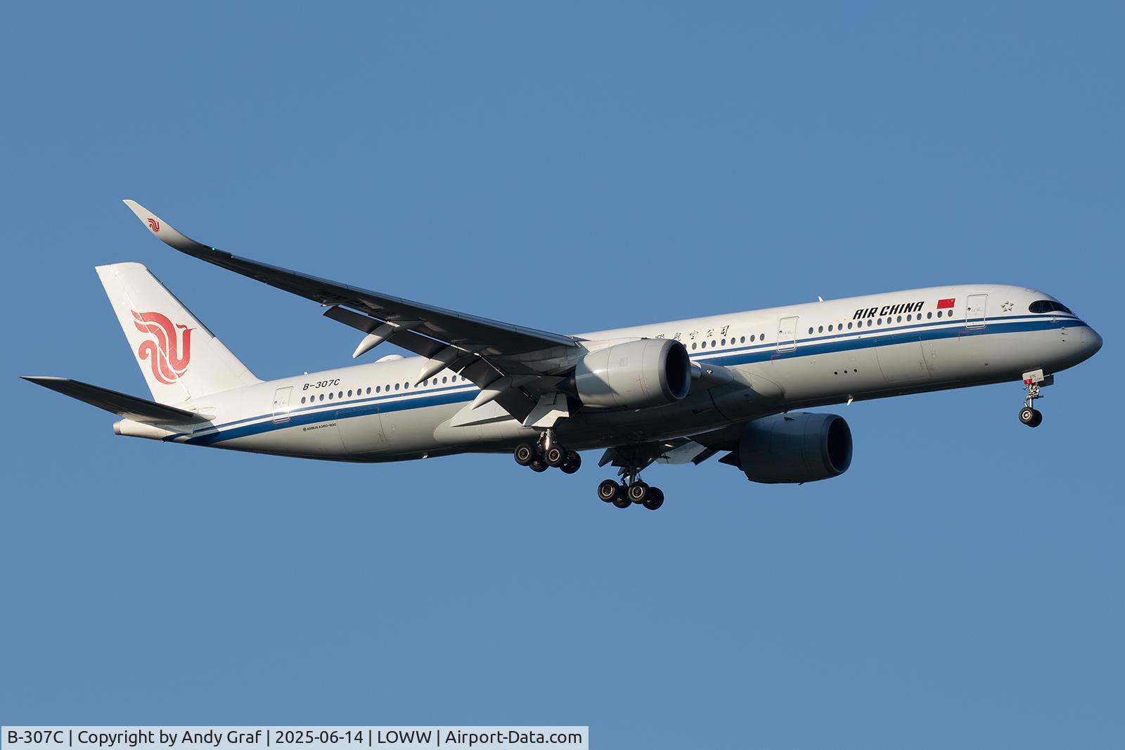 B-307C, 2018 Airbus A350-941 C/N 284, Air China A350-900