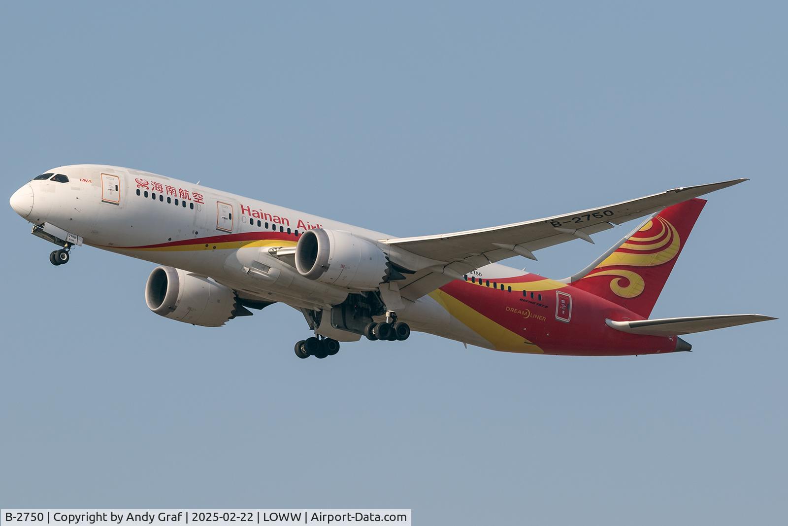 B-2750, 2014 Boeing 787-8 Dreamliner Dreamliner C/N 34942, Hainan 787-8