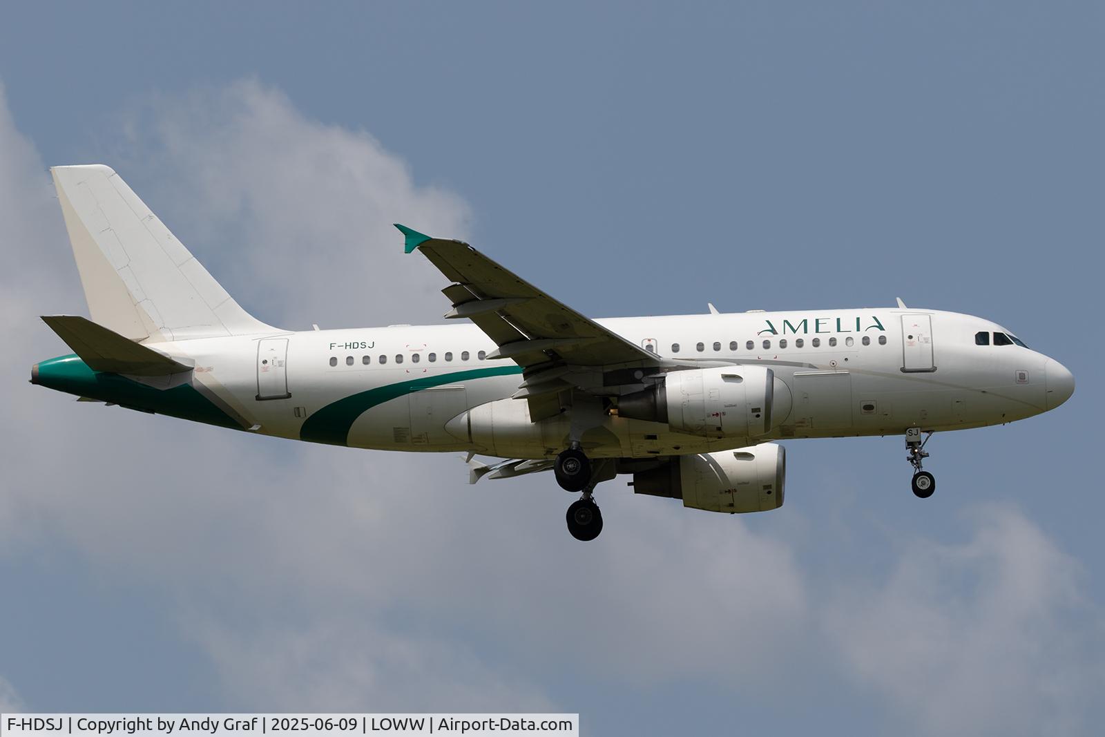 F-HDSJ, 2008 Airbus A319-112 C/N 3727, Amelia A319