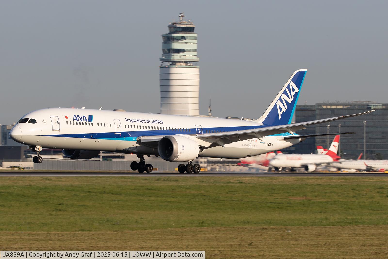 JA839A, 2015 Boeing 787-9 Dreamliner Dreamliner C/N 34529, ANA 787-9