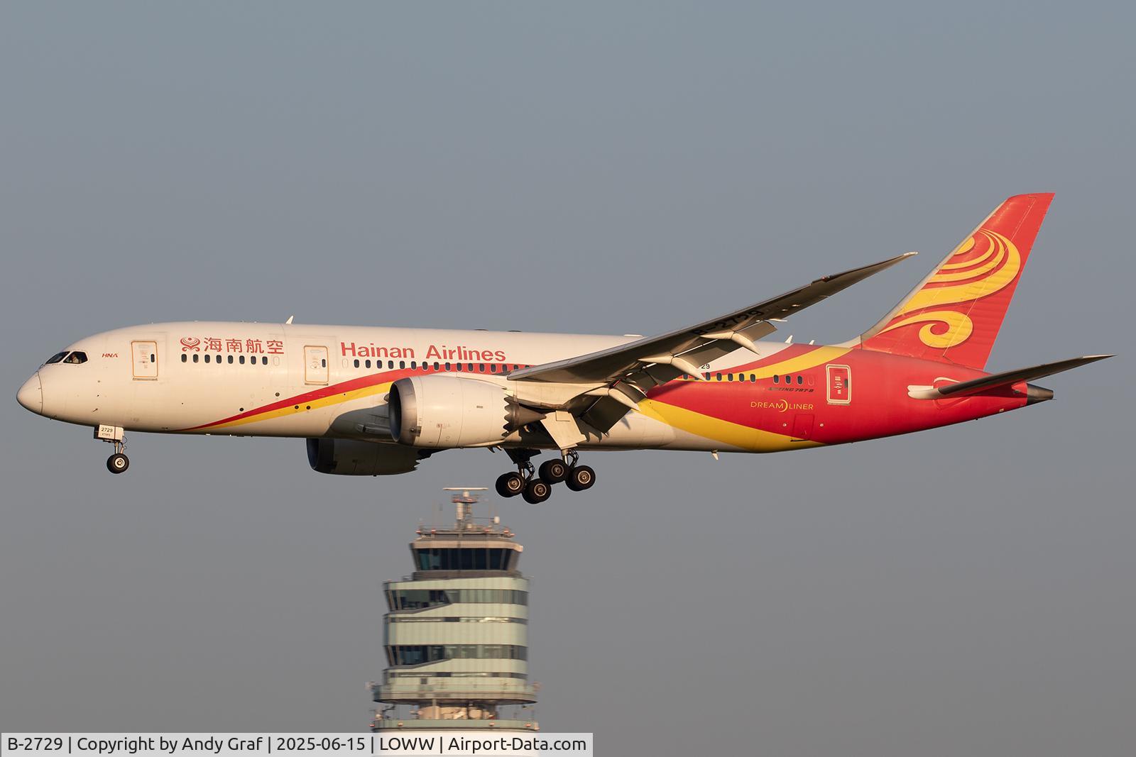 B-2729, 2013 Boeing 787-8 Dreamliner C/N 34941, Hainan 787-8