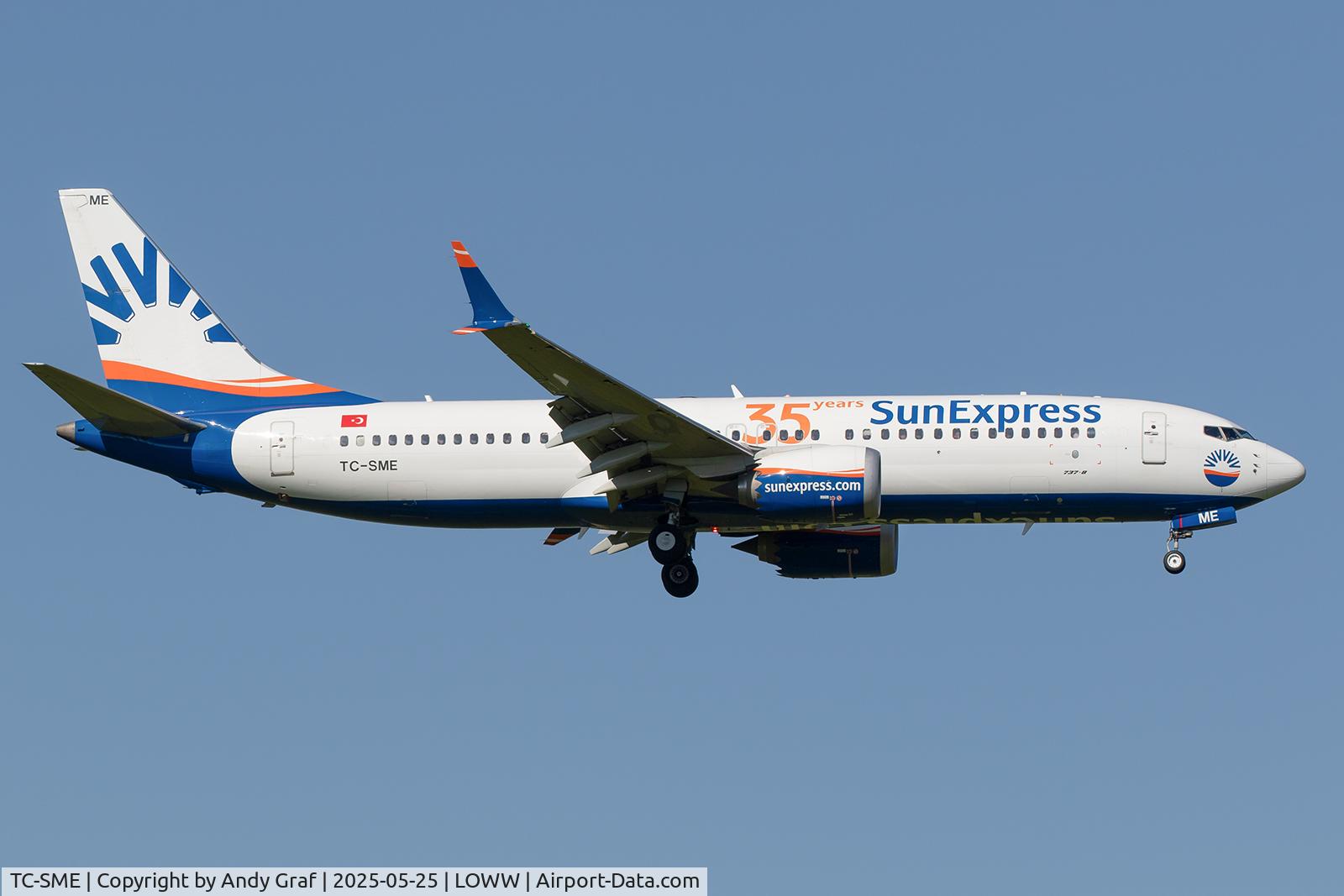 TC-SME, 2021 Boeing 737-8 MAX C/N 63607, Sun Express 737 Max8