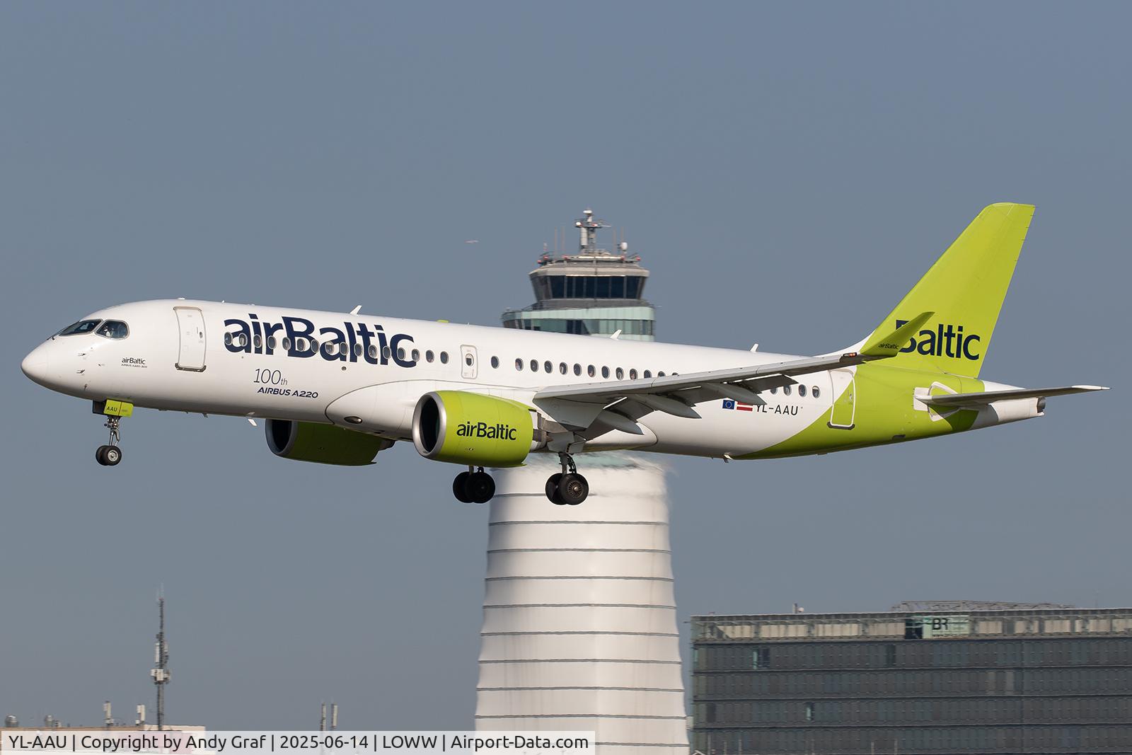 YL-AAU, 2019 Airbus A220-300 C/N 55064, Air Baltic A220-300