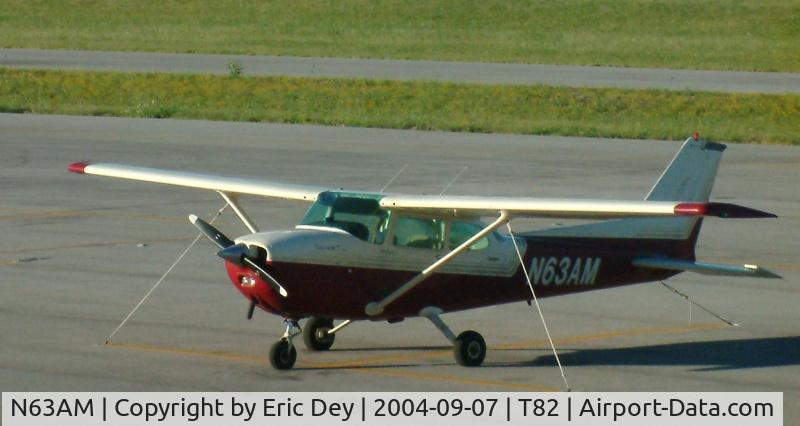 N63AM, 1980 Cessna 172N C/N 17273981, On the ramp in Fredericksburg, TX
