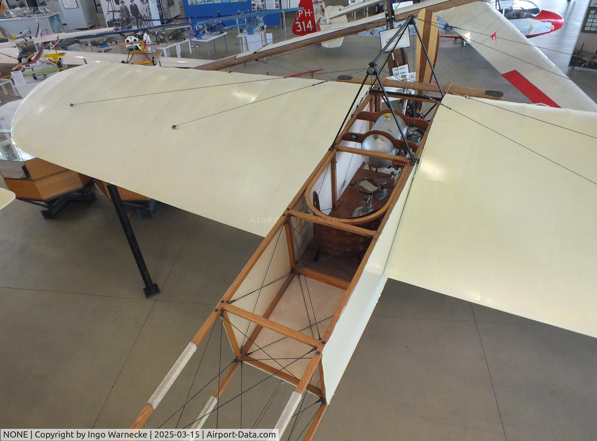 NONE, 2010 Bleriot XI Replica C/N 1_2010, Bleriot XI replica (built by Enric Pallarés Camas and Josep Andrada Bofill) at the FPAC (Fundació Parc Aeronàutic de Catalunya) Centre Cultural Aeronàutic, Barcelona El Prat airport