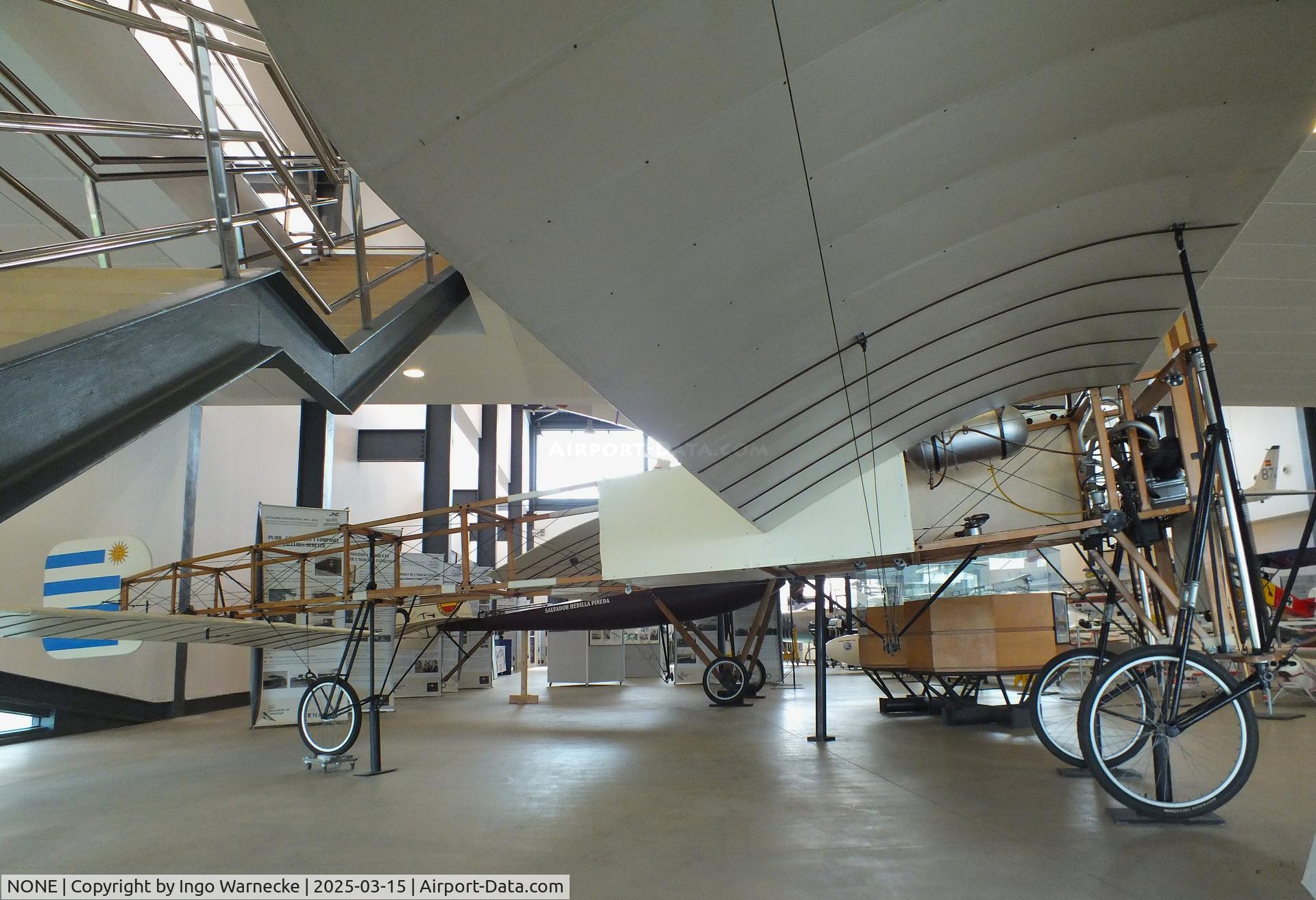 NONE, 2010 Bleriot XI Replica C/N 1_2010, Bleriot XI replica (built by Enric Pallarés Camas and Josep Andrada Bofill) at the FPAC (Fundació Parc Aeronàutic de Catalunya) Centre Cultural Aeronàutic, Barcelona El Prat airport