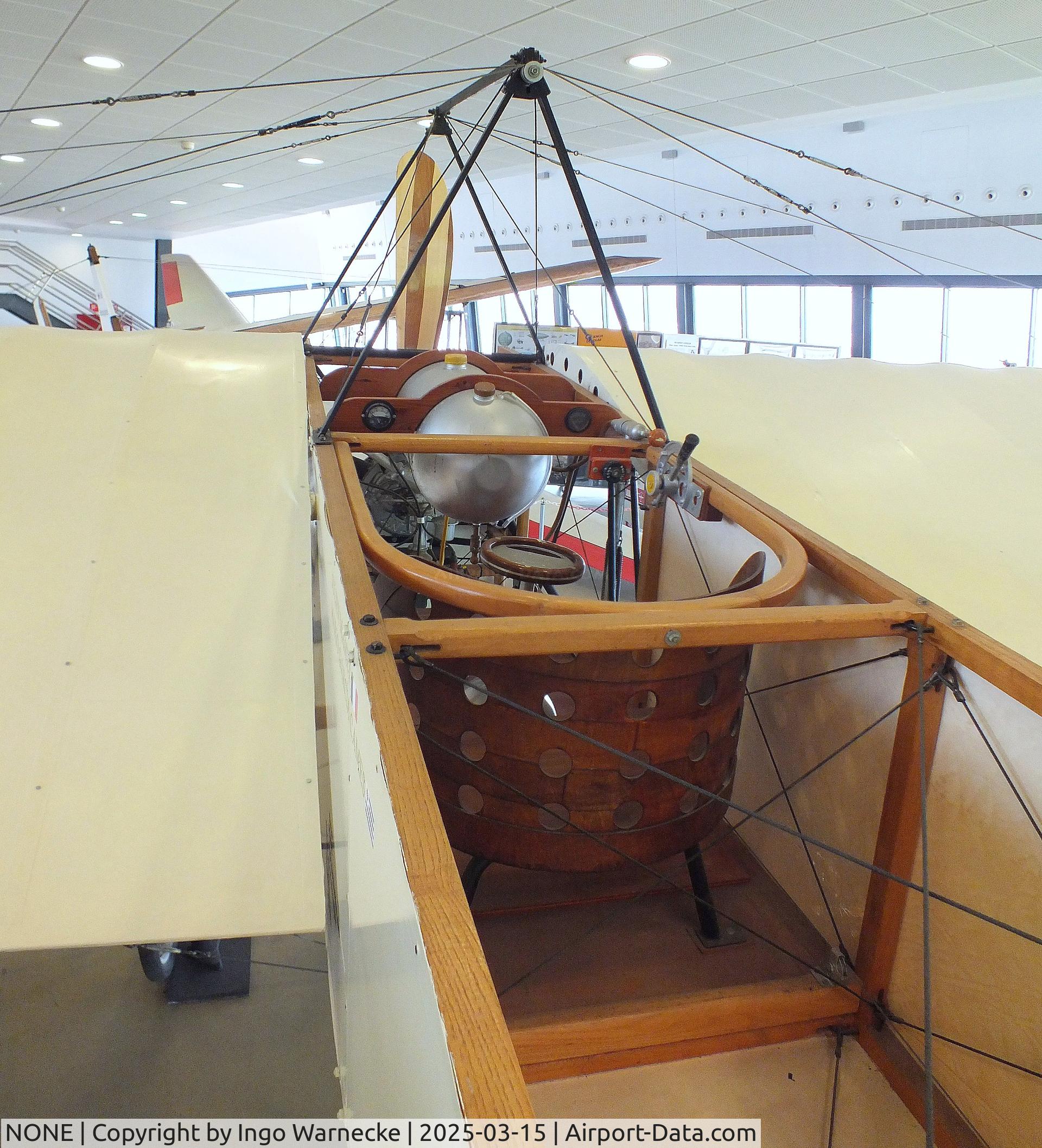 NONE, 2010 Bleriot XI Replica C/N 1_2010, Bleriot XI replica (built by Enric Pallarés Camas and Josep Andrada Bofill) at the FPAC (Fundació Parc Aeronàutic de Catalunya) Centre Cultural Aeronàutic, Barcelona El Prat airport