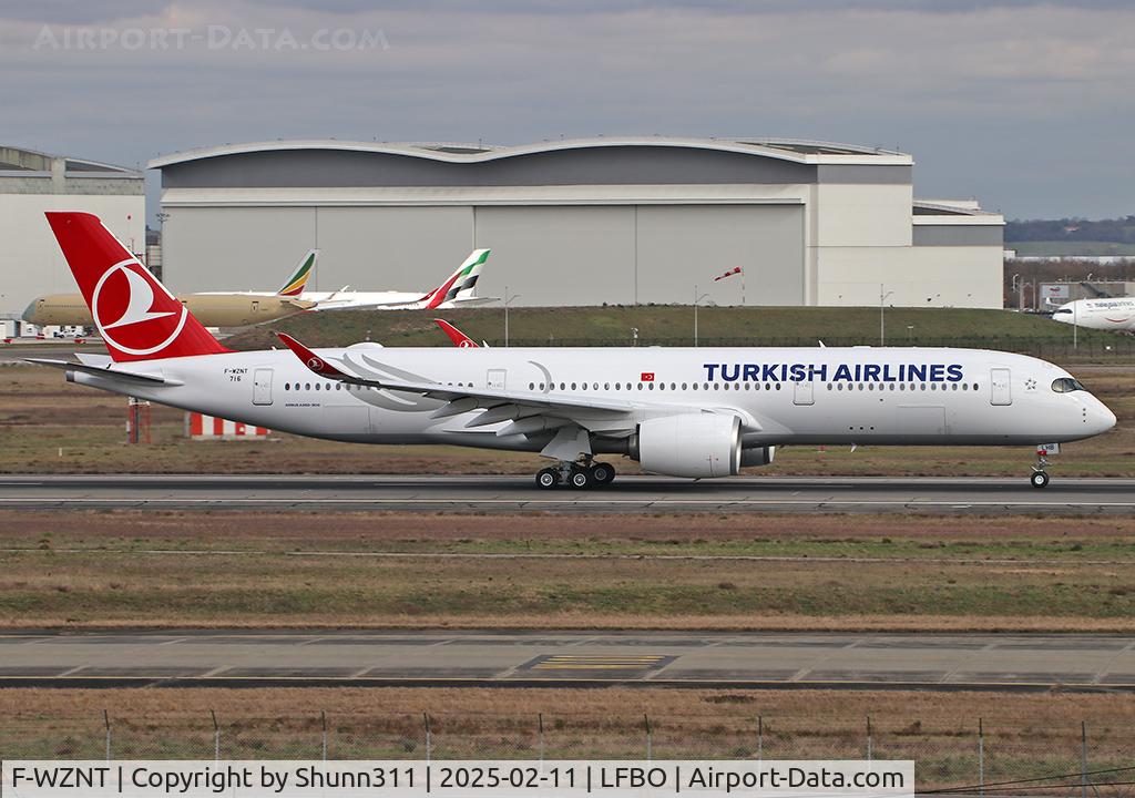 F-WZNT, 2025 Airbus A350-941 C/N 0716, C/n 0716 - To be TC-LHB