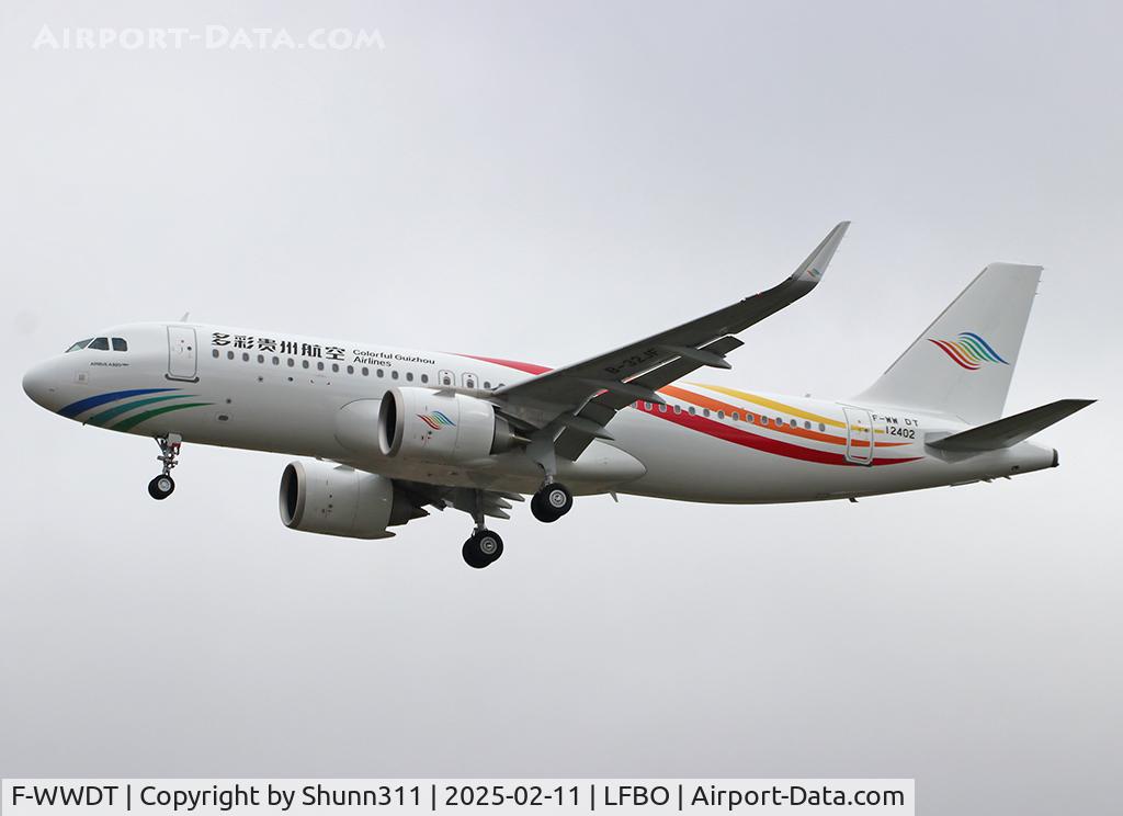 F-WWDT, 2025 Airbus A320-251N C/N 12402, C/n 12402 - To be B-32JF