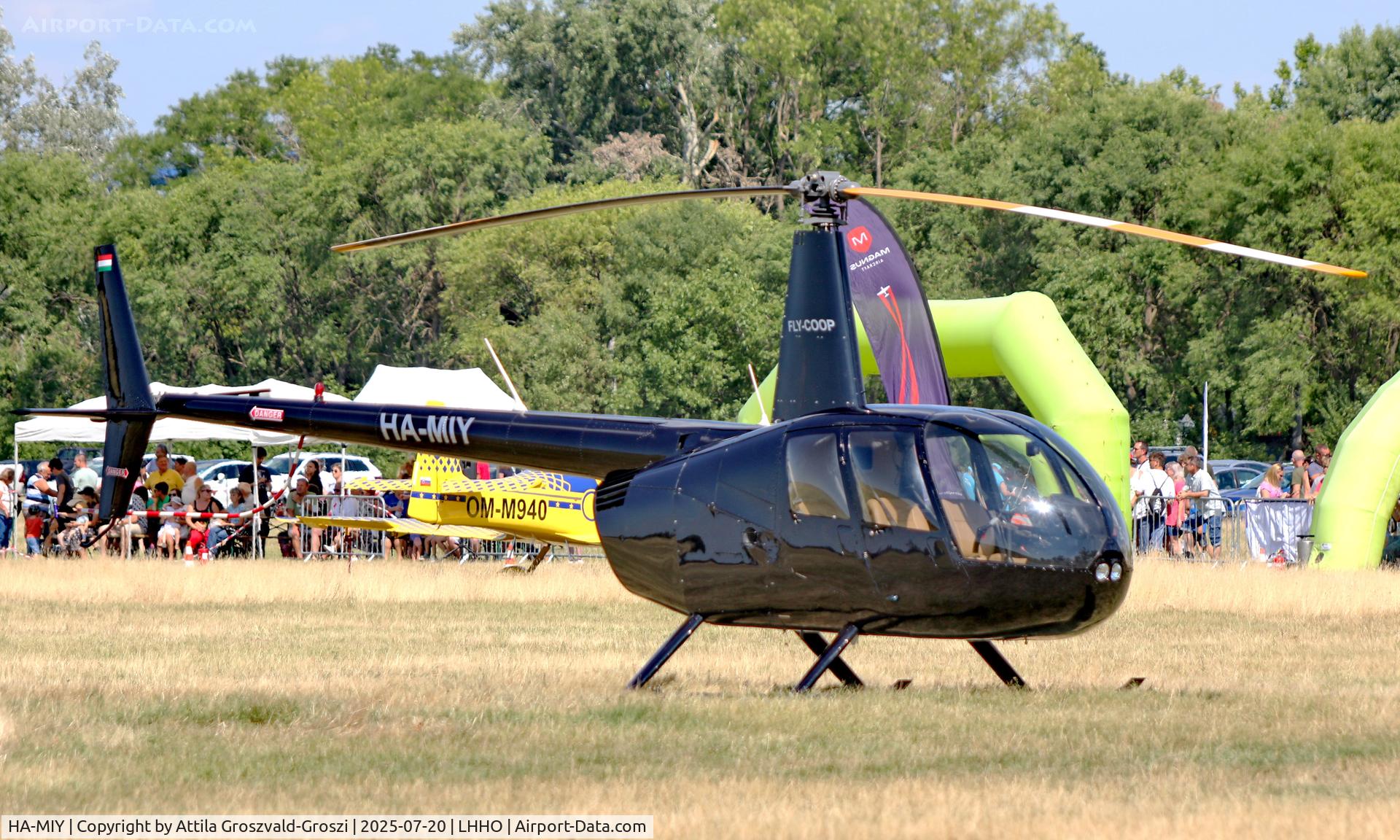 HA-MIY, 2008 Robinson R44 II C/N 12524, LHHO - Hajdúszoboszló Airport, Hungary