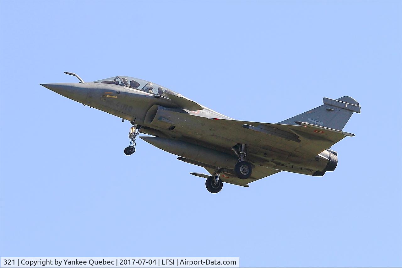 321, 2007 Dassault Rafale B C/N 321, Dassault Rafale B, On final rwy 29, St Dizier-Robinson Air Base 113 (LFSI)