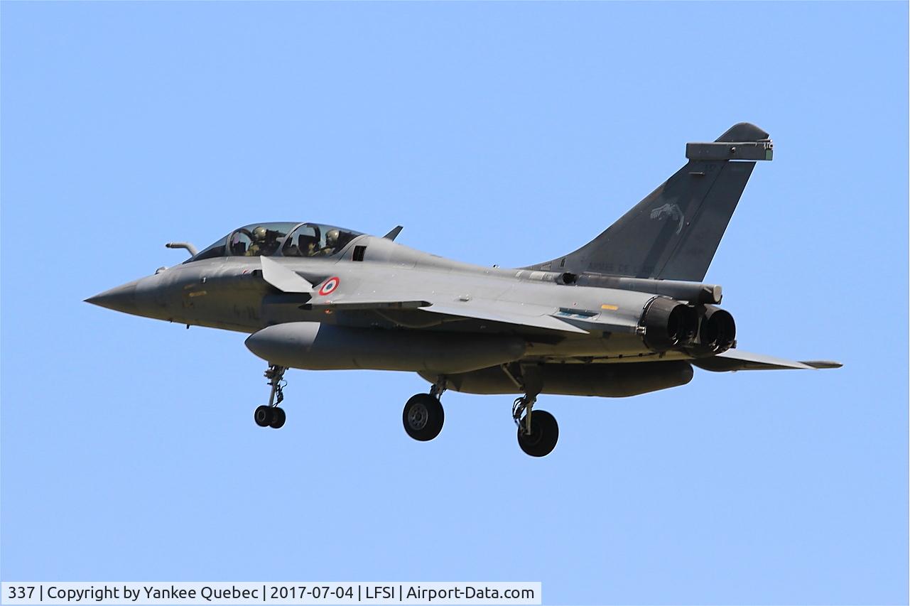 337, 2013 Dassault Rafale B C/N 337, Dassault Rafale B, On final rwy 29, St Dizier-Robinson Air Base 113 (LFSI)