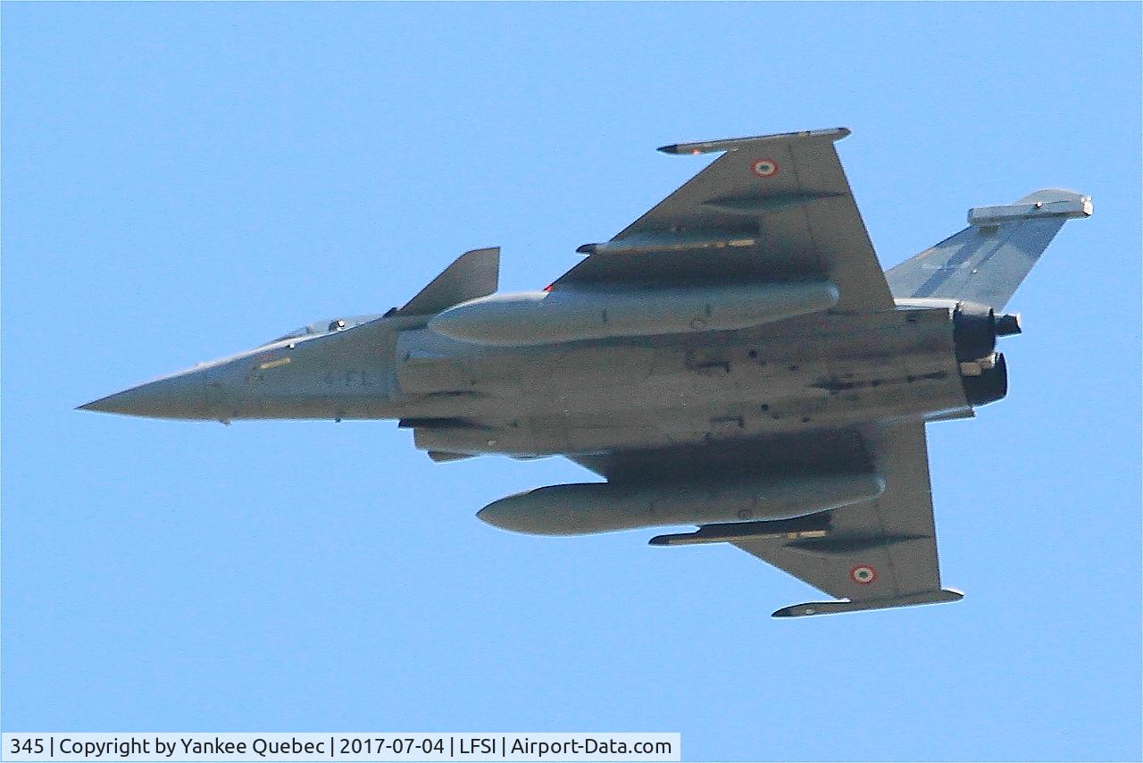 345, Dassault Rafale B C/N 345, Dassault Rafale B, Flight over St Dizier-Robinson Air Base 113 (LFSI)