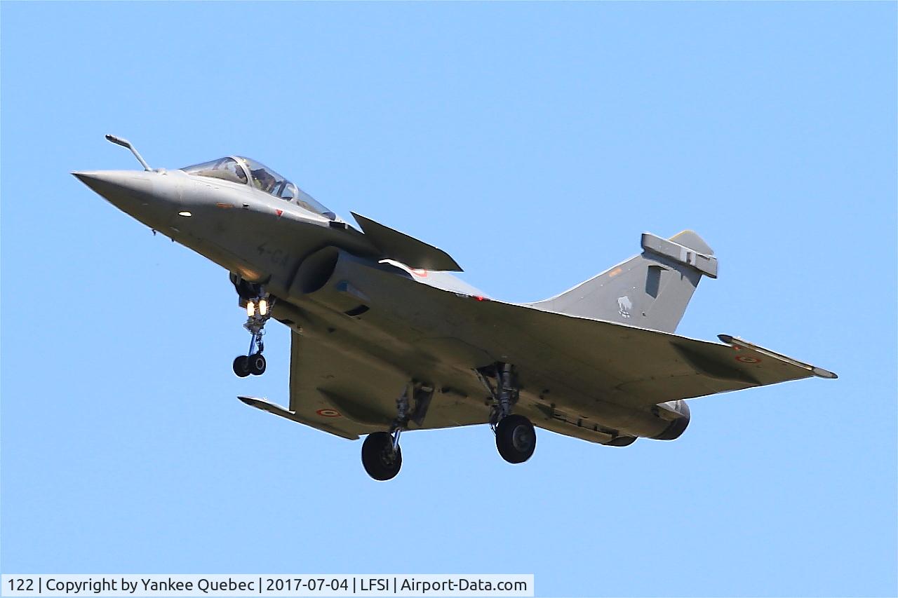 122, Dassault Rafale C C/N 122, Dassault Rafale C, On final rwy 29, St Dizier-Robinson Air Base 113 (LFSI)