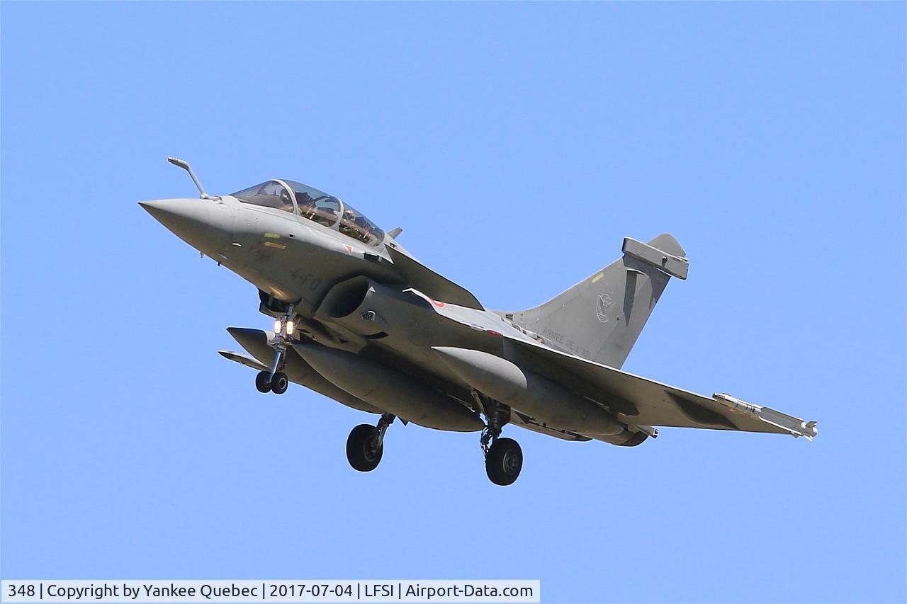 348, Dassault Rafale B C/N 348, Dassault Rafale B, On final rwy 29, St Dizier-Robinson Air Base 113 (LFSI)