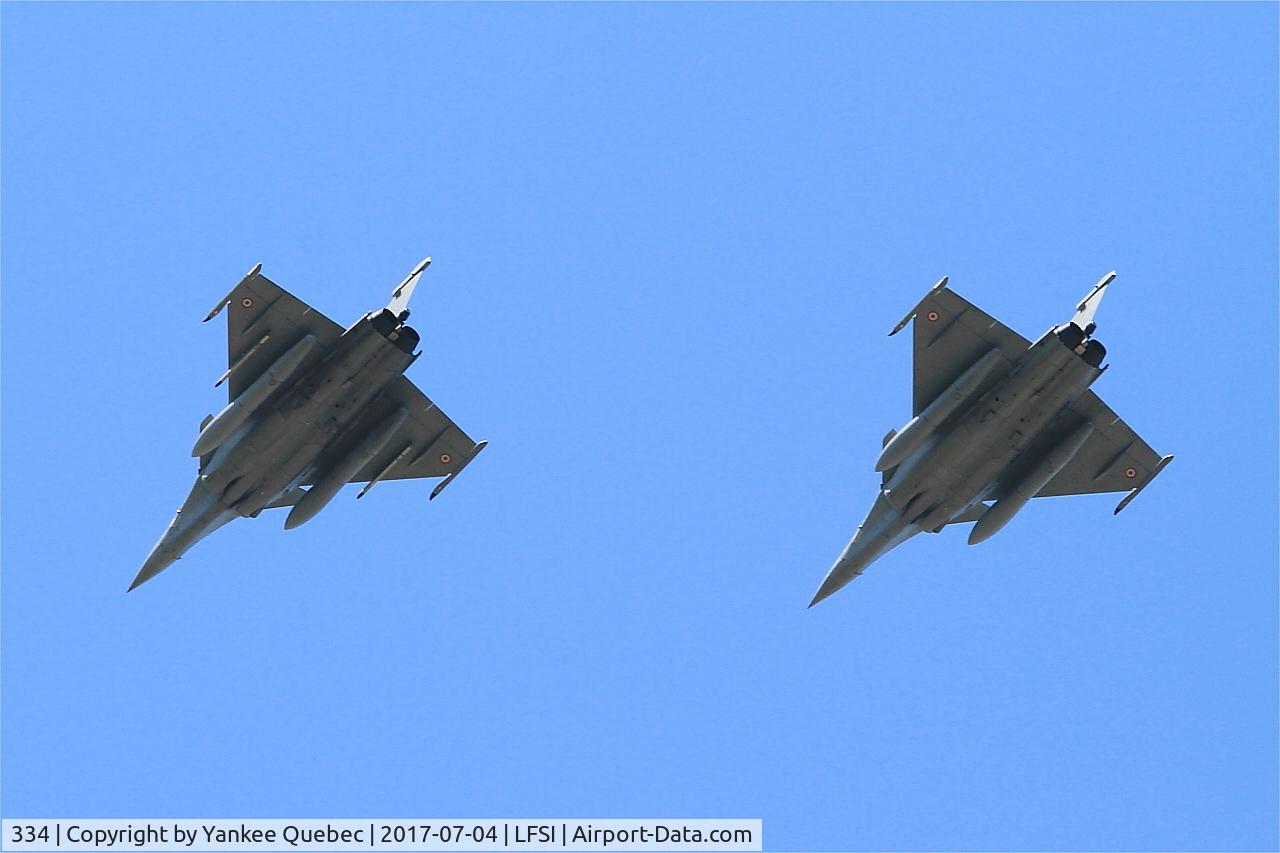 334, Dassault Rafale B C/N 334, Dassault Rafale B, Flight over St Dizier-Robinson Air Base 113 (LFSI)