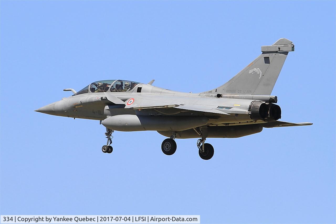 334, Dassault Rafale B C/N 334, Dassault Rafale B, On final rwy 29, St Dizier-Robinson Air Base 113 (LFSI)