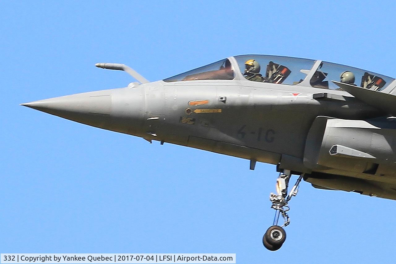 332, Dassault Rafale B C/N 332, Dassault Rafale B, On final rwy 29, St Dizier-Robinson Air Base 113 (LFSI)