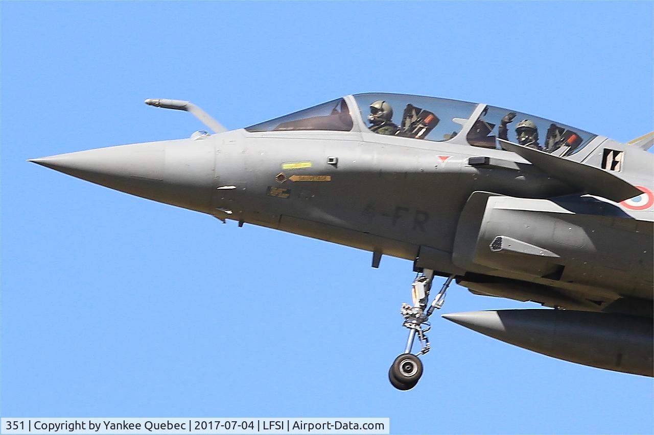 351, 2014 Dassault Rafale B C/N 351, Dassault Rafale B, On final rwy 29, St Dizier-Robinson Air Base 113 (LFSI)
