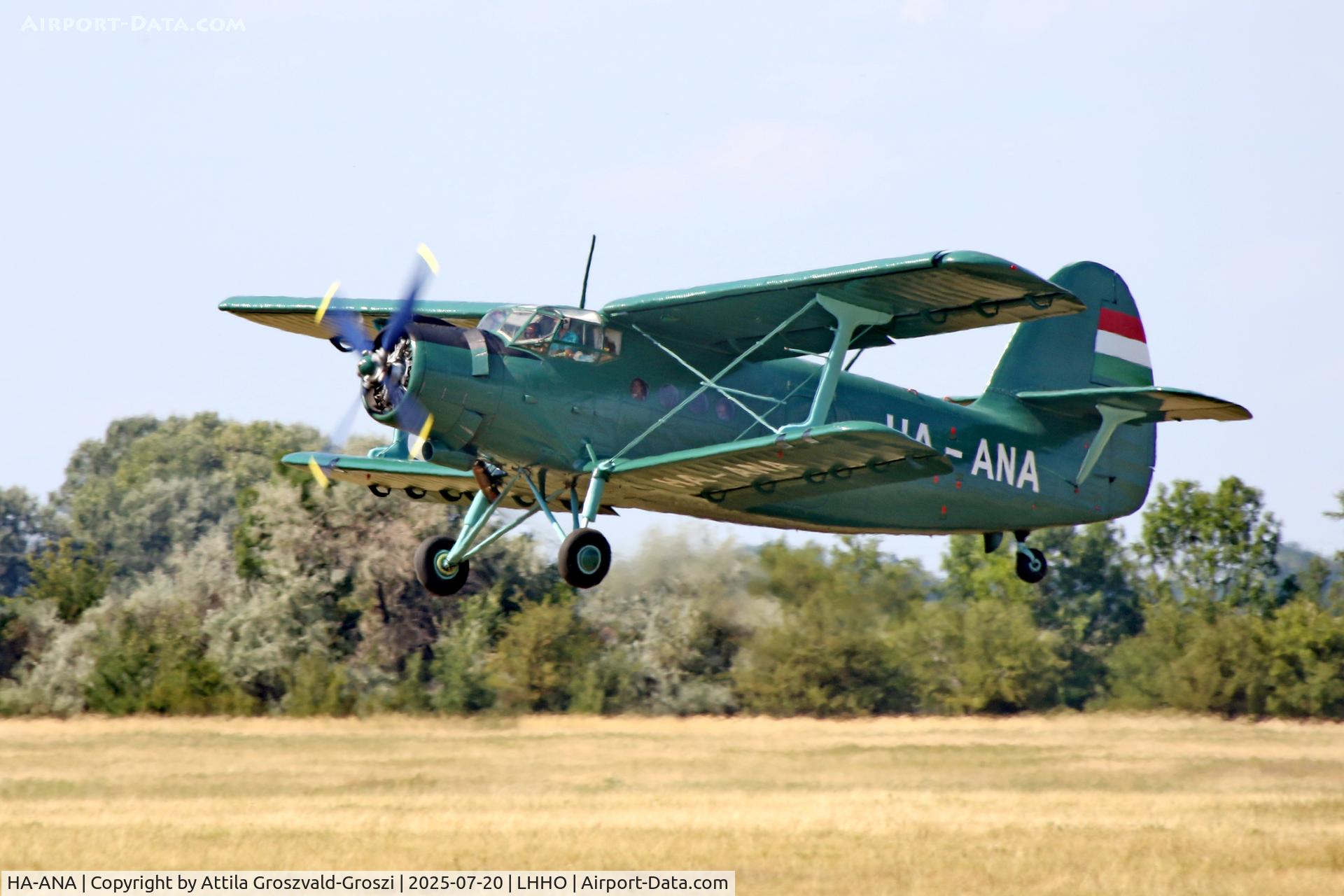 HA-ANA, 1979 PZL-Mielec An-2R C/N 1G186-07, LHHO - Hajdúszoboszló Airport, Hungary