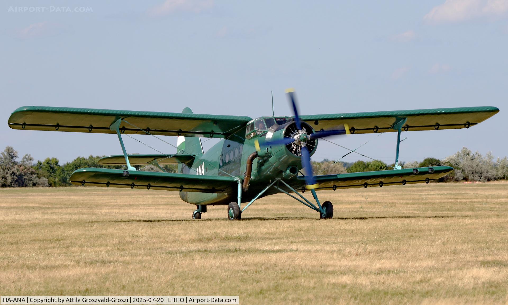 HA-ANA, 1979 PZL-Mielec An-2R C/N 1G186-07, LHHO - Hajdúszoboszló Airport, Hungary