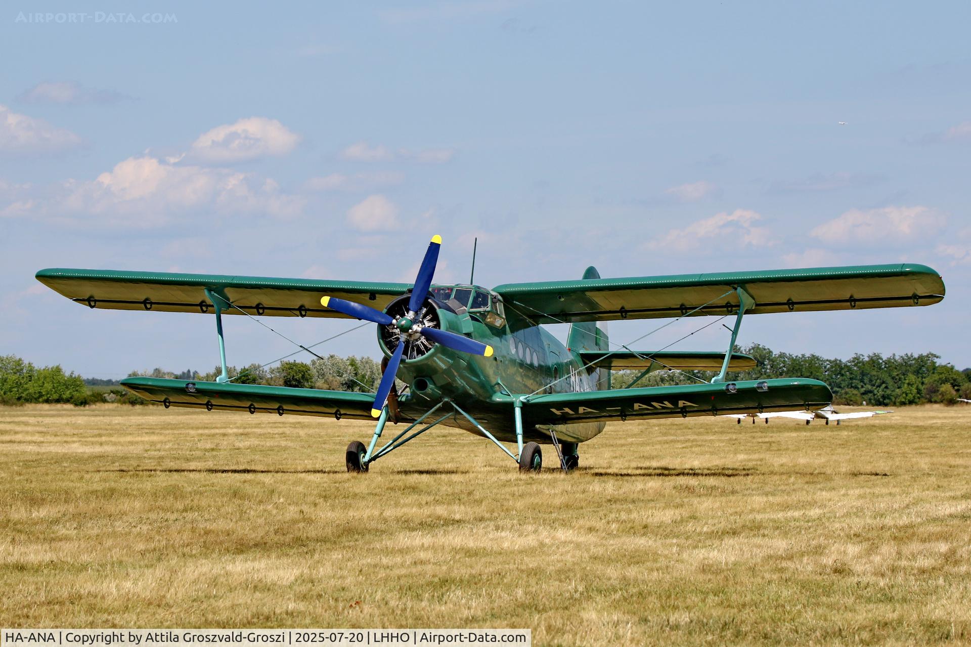 HA-ANA, 1979 PZL-Mielec An-2R C/N 1G186-07, LHHO - Hajdúszoboszló Airport, Hungary