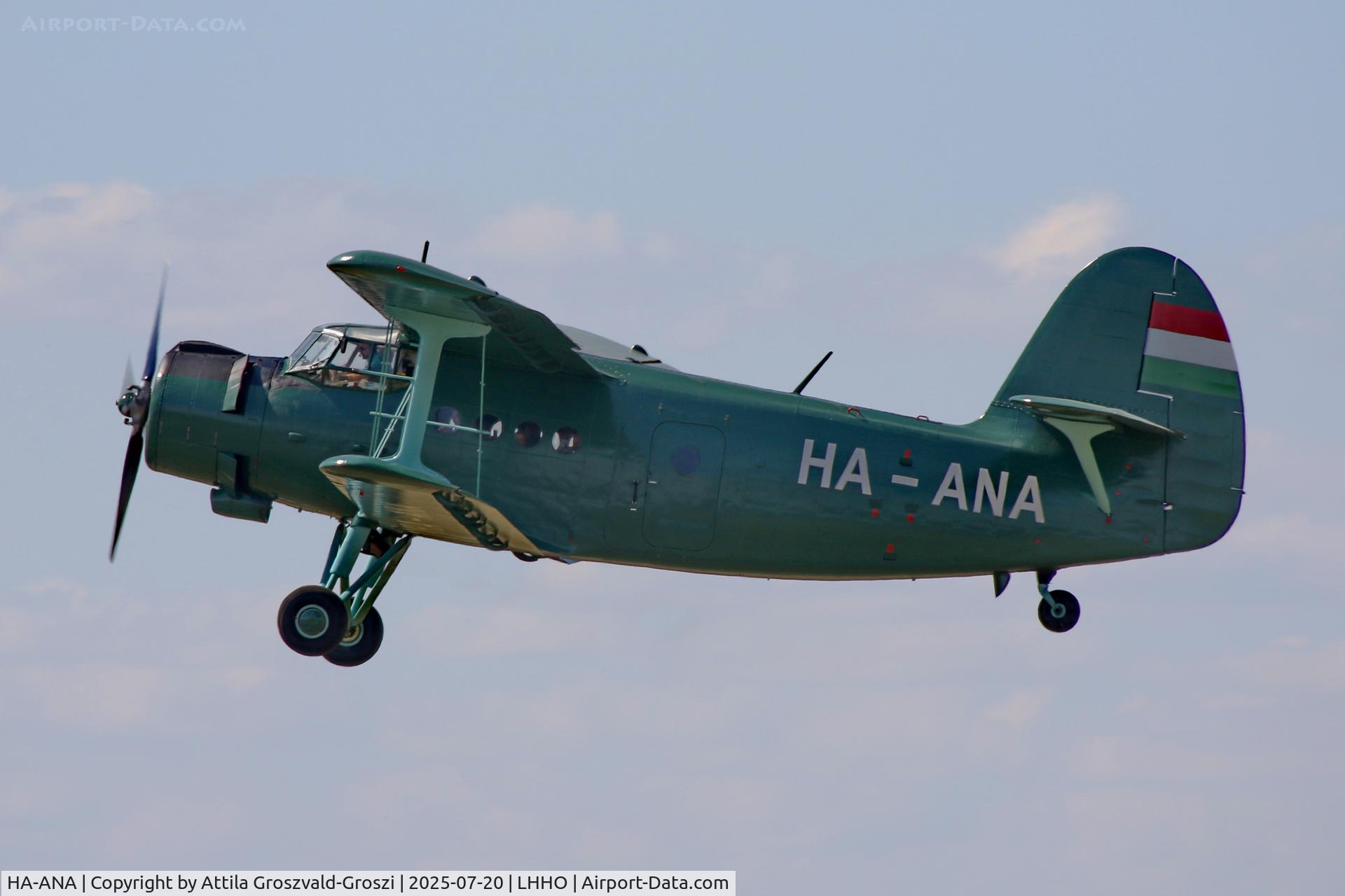 HA-ANA, 1979 PZL-Mielec An-2R C/N 1G186-07, LHHO - Hajdúszoboszló Airport, Hungary