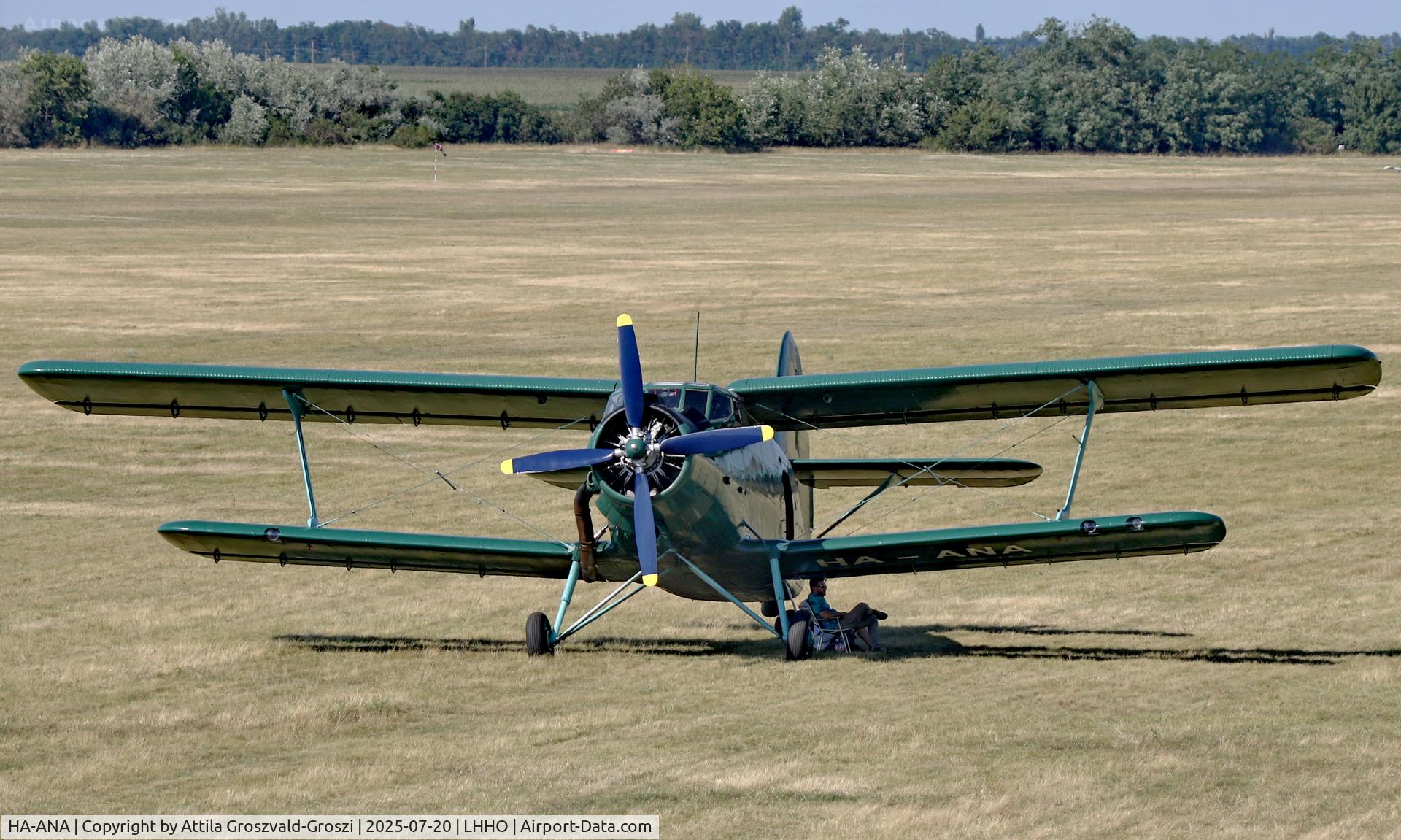 HA-ANA, 1979 PZL-Mielec An-2R C/N 1G186-07, LHHO - Hajdúszoboszló Airport, Hungary