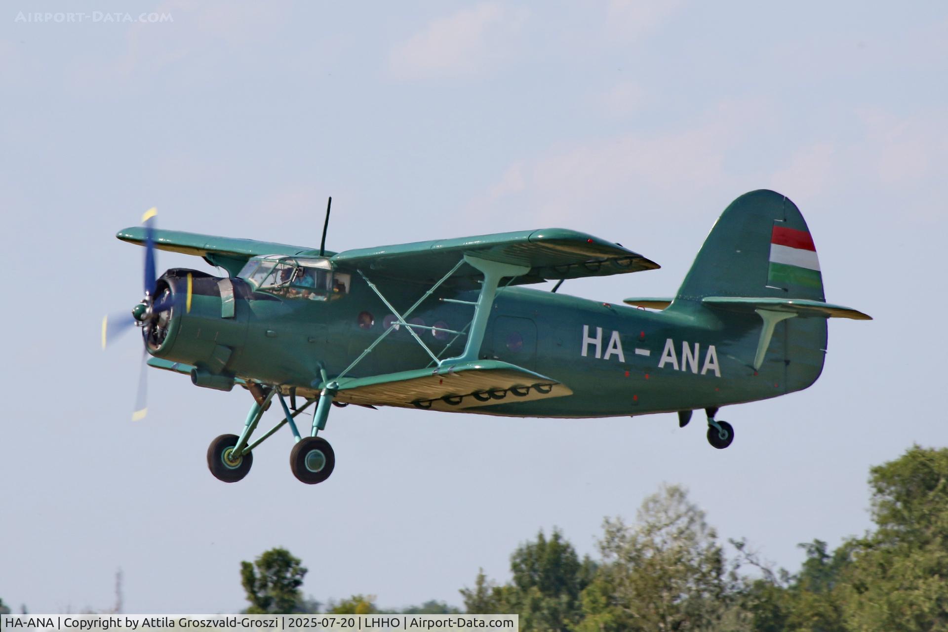 HA-ANA, 1979 PZL-Mielec An-2R C/N 1G186-07, LHHO - Hajdúszoboszló Airport, Hungary