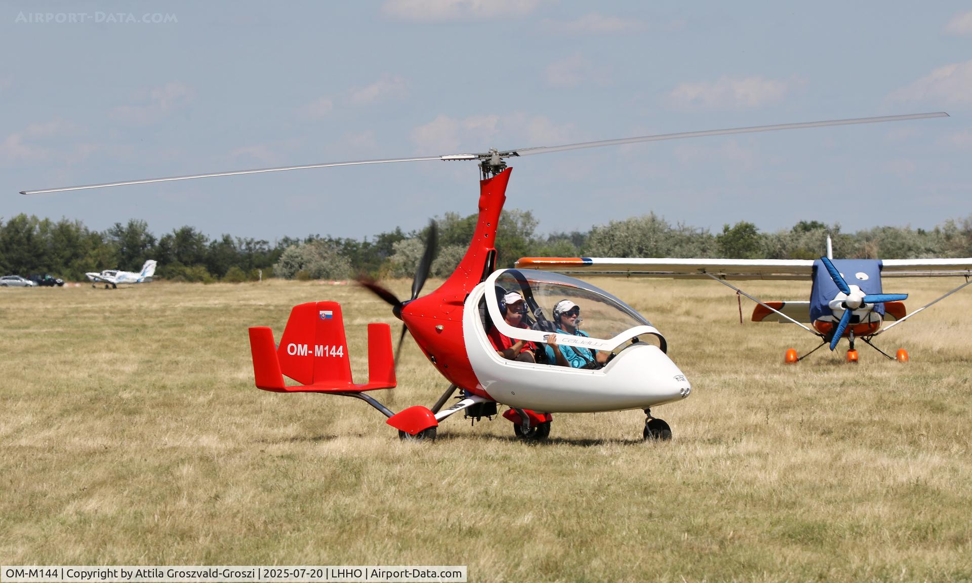 OM-M144, AutoGyro Europe Calidus C/N ., LHHO - Hajdúszoboszló Airport, Hungary