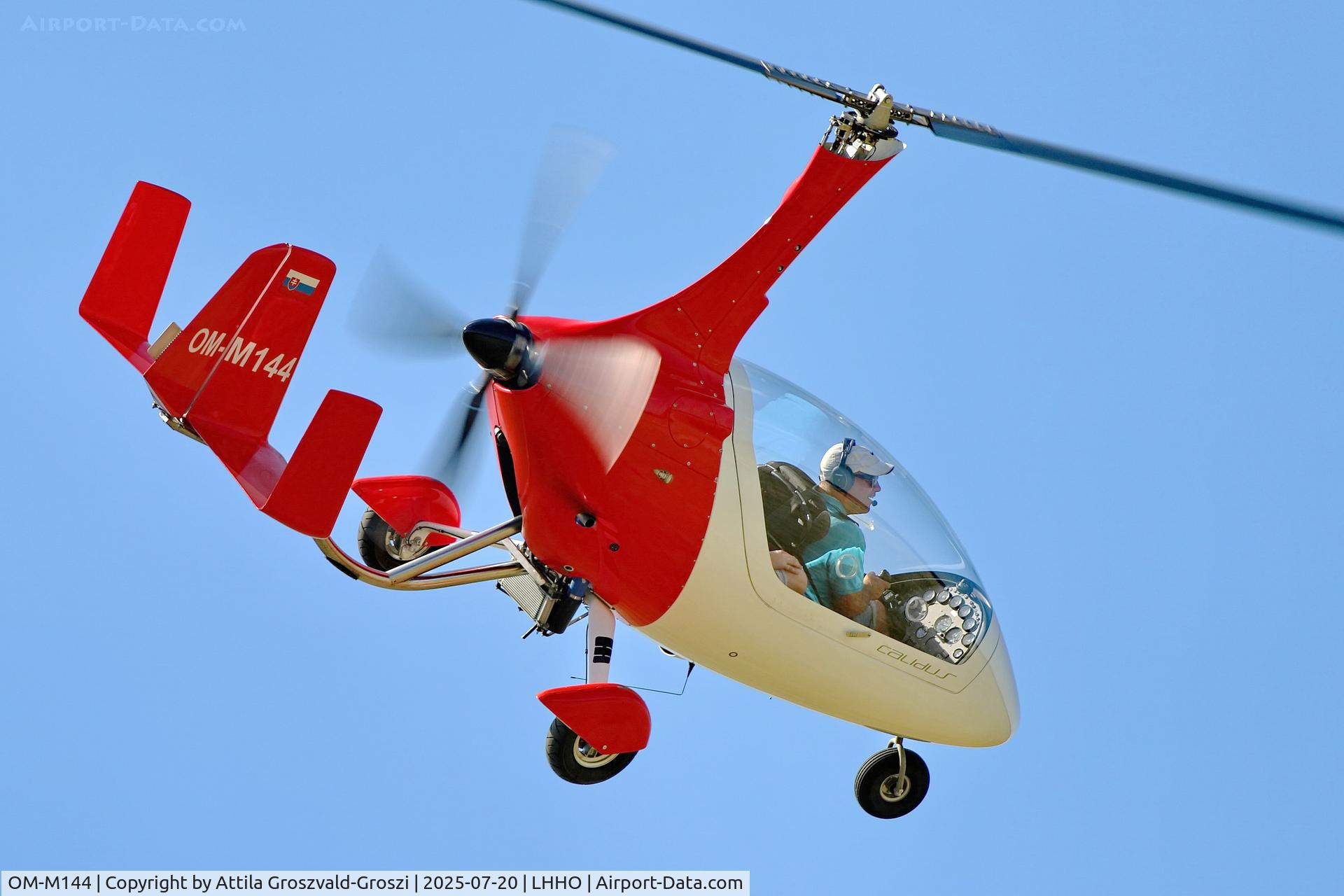 OM-M144, AutoGyro Europe Calidus C/N ., LHHO - Hajdúszoboszló Airport, Hungary