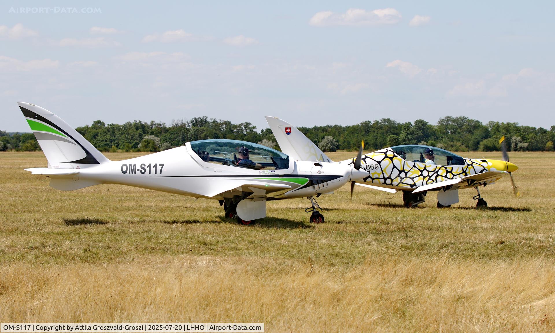OM-S117, Shark Aero Shark C/N 117, LHHO - Hajdúszoboszló Airport, Hungary