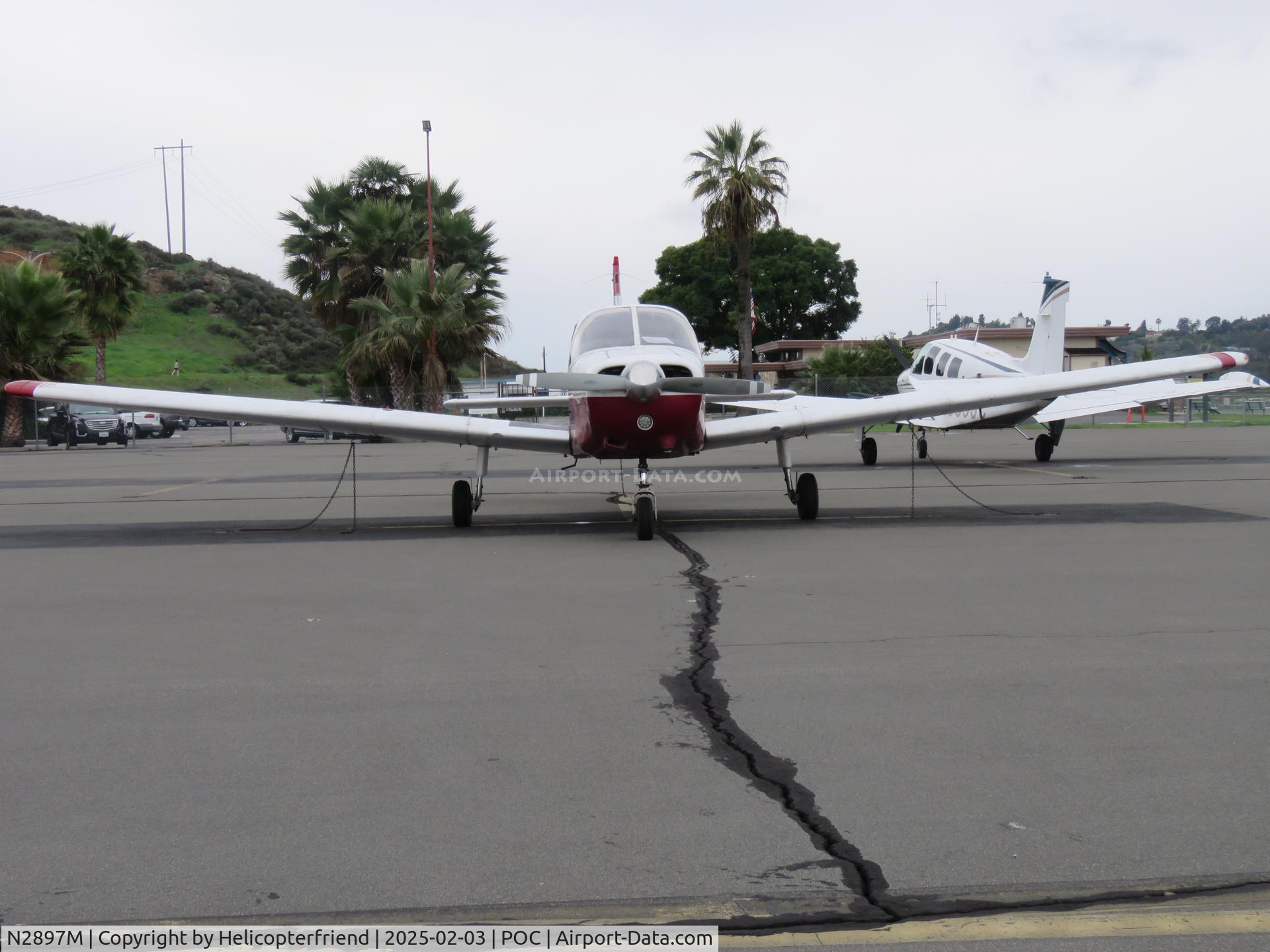 N2897M, 1977 Piper PA-28-161 Cherokee Warrior II C/N 28-7816323, Lycoming O-320-D3G