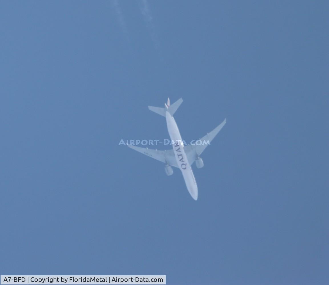 A7-BFD, 2012 Boeing 777-FDZ C/N 41427, QTR 77F zx ord-doh