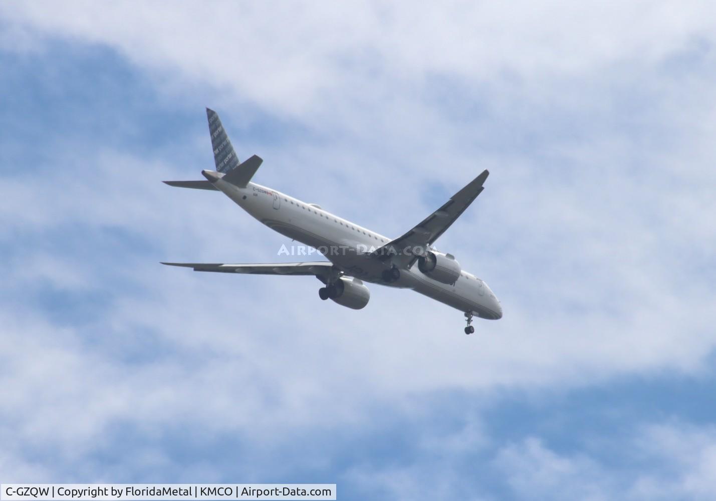 C-GZQW, 2023 Embraer E195-E2 C/N 19020114, POE E195E2 zx yyz-mco