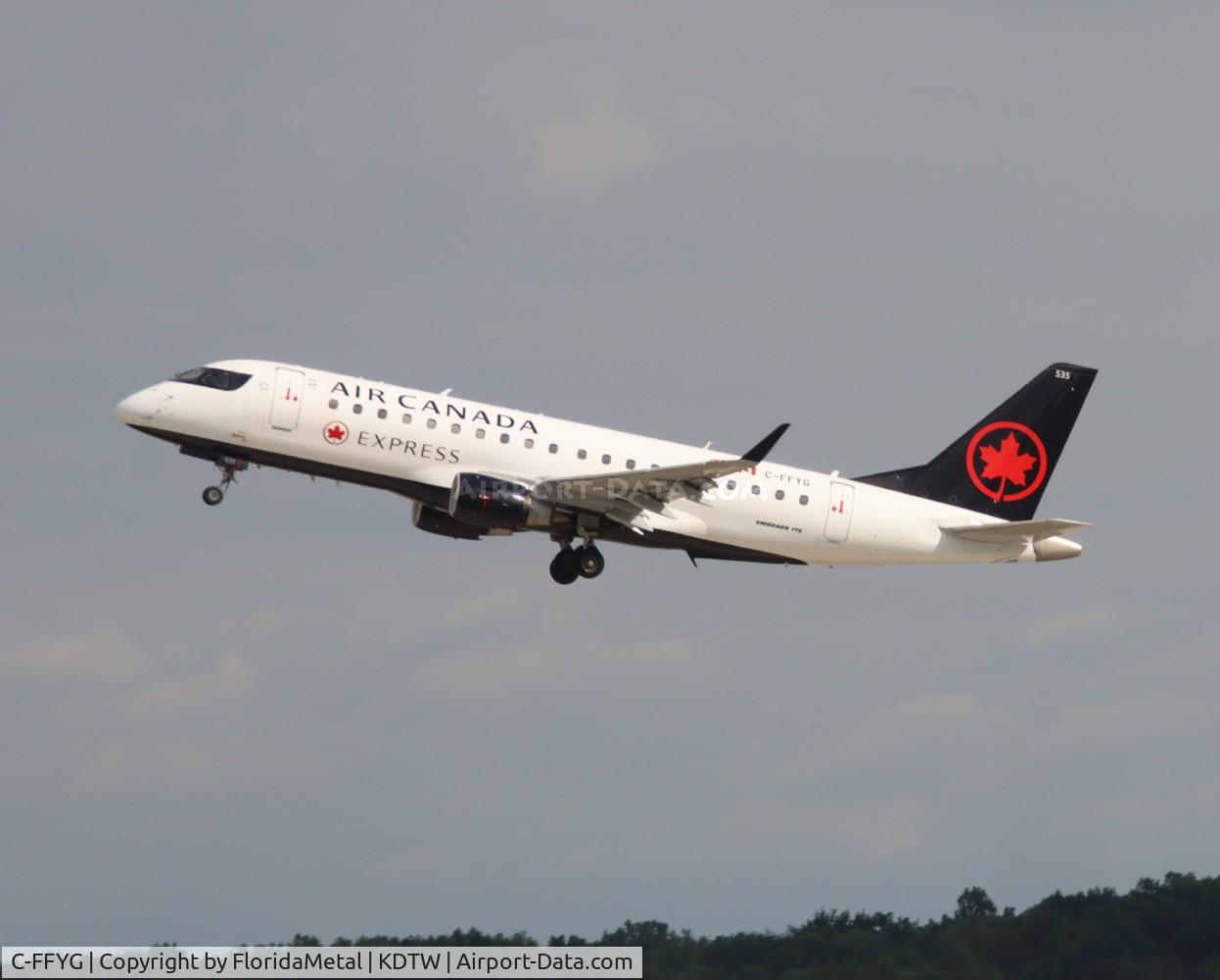 C-FFYG, 2005 Embraer 175SU (ERJ-170-200SU) C/N 17000116, ACA E175 zx dtw-yyz