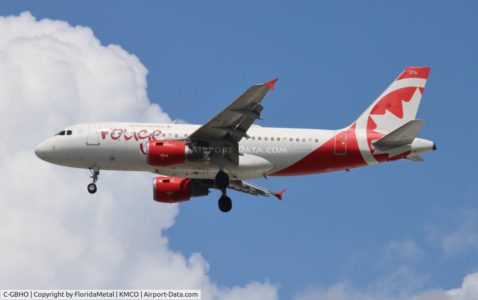 C-GBHO, 1998 Airbus A319-114 C/N 779, ROU A319 zx 