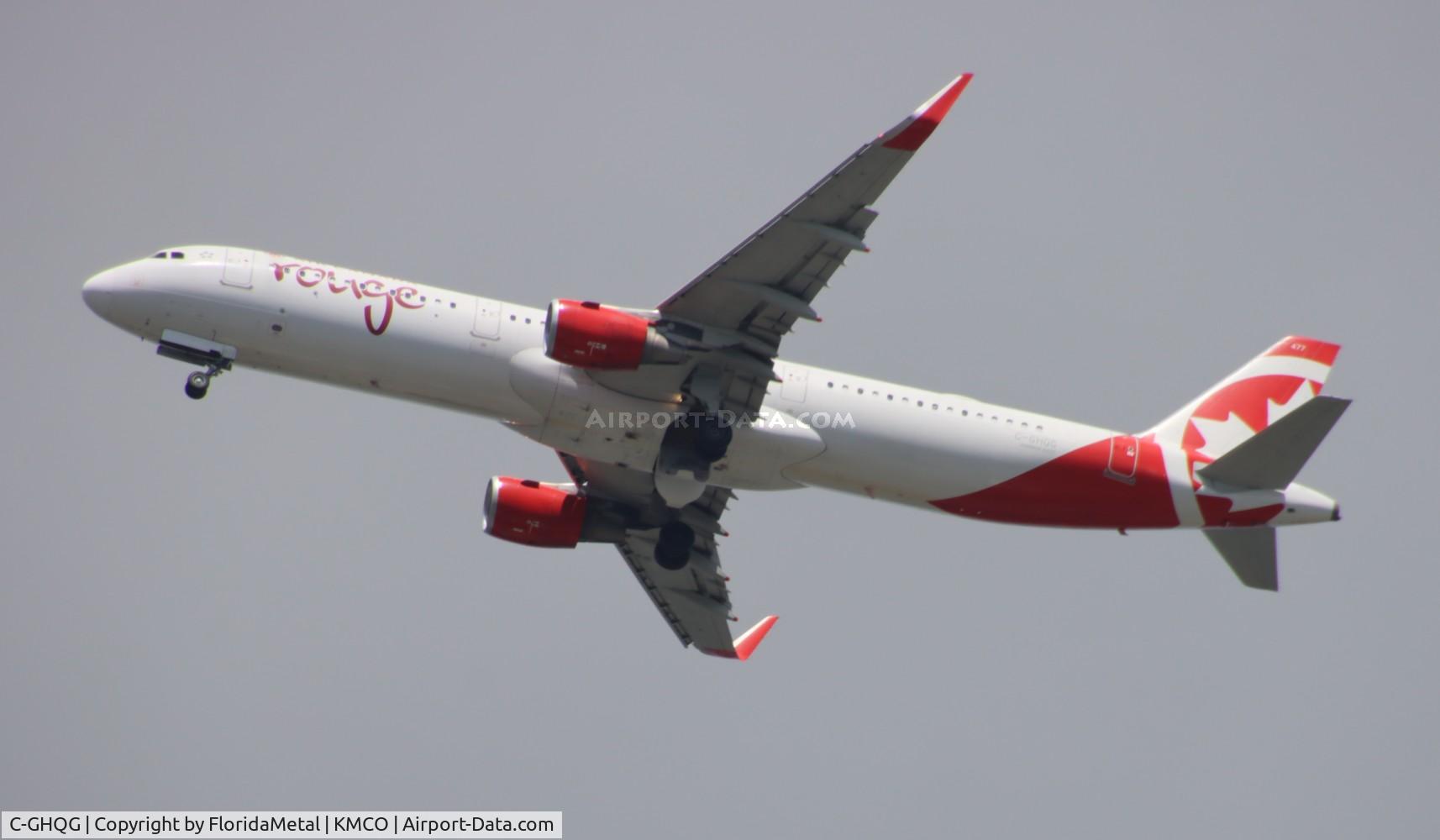 C-GHQG, 2014 Airbus A321-211 C/N 6210, ROU A321 zx yyz-mco