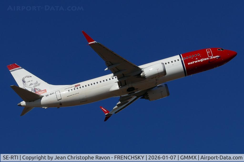 SE-RTI, 2023 Boeing 737-8 MAX C/N 62931, D8287 Marrakech RAK - Helsinki HEL