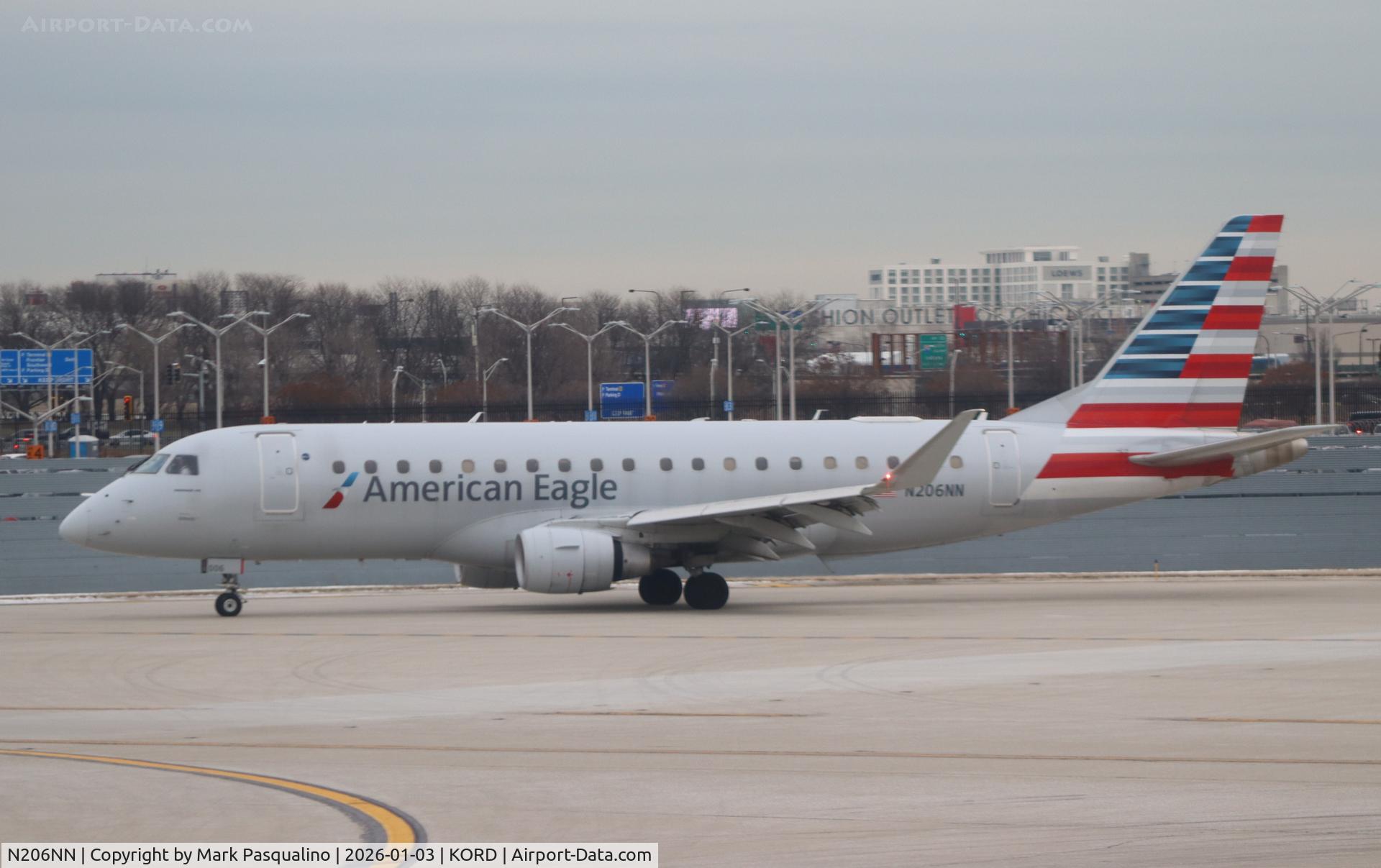 N206NN, 2015 Embraer 175LR (ERJ-170-200LR) C/N 17000489, ERJ-170-200LR