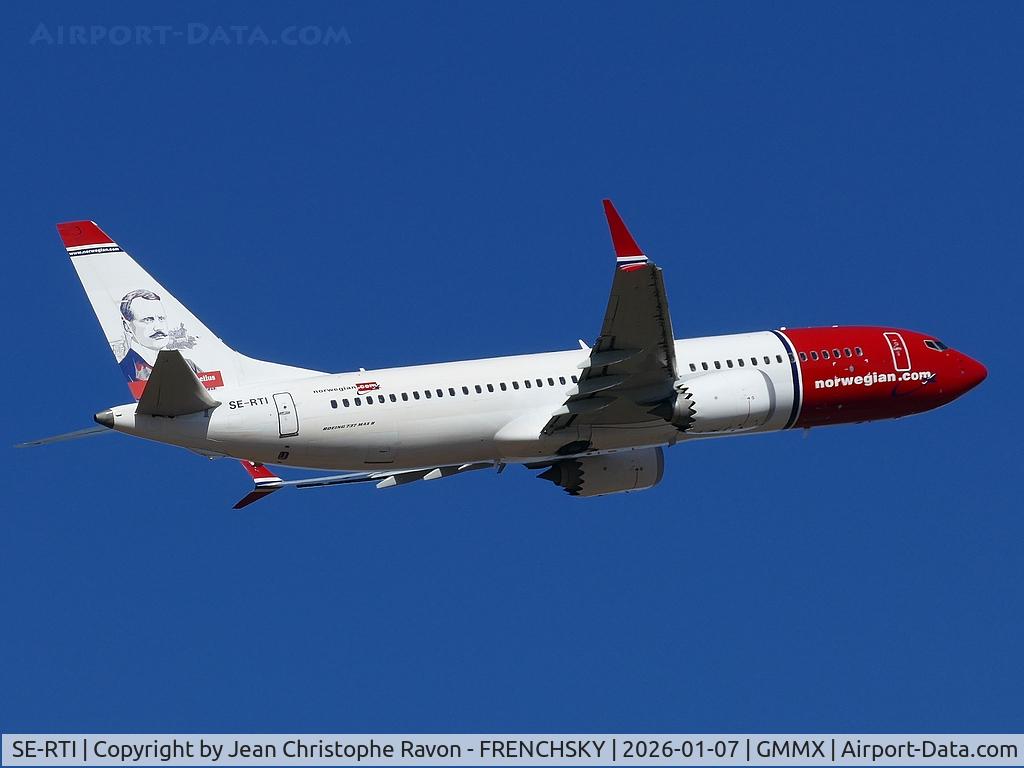 SE-RTI, 2023 Boeing 737-8 MAX C/N 62931, D8287 Marrakech RAK to Helsinki HEL