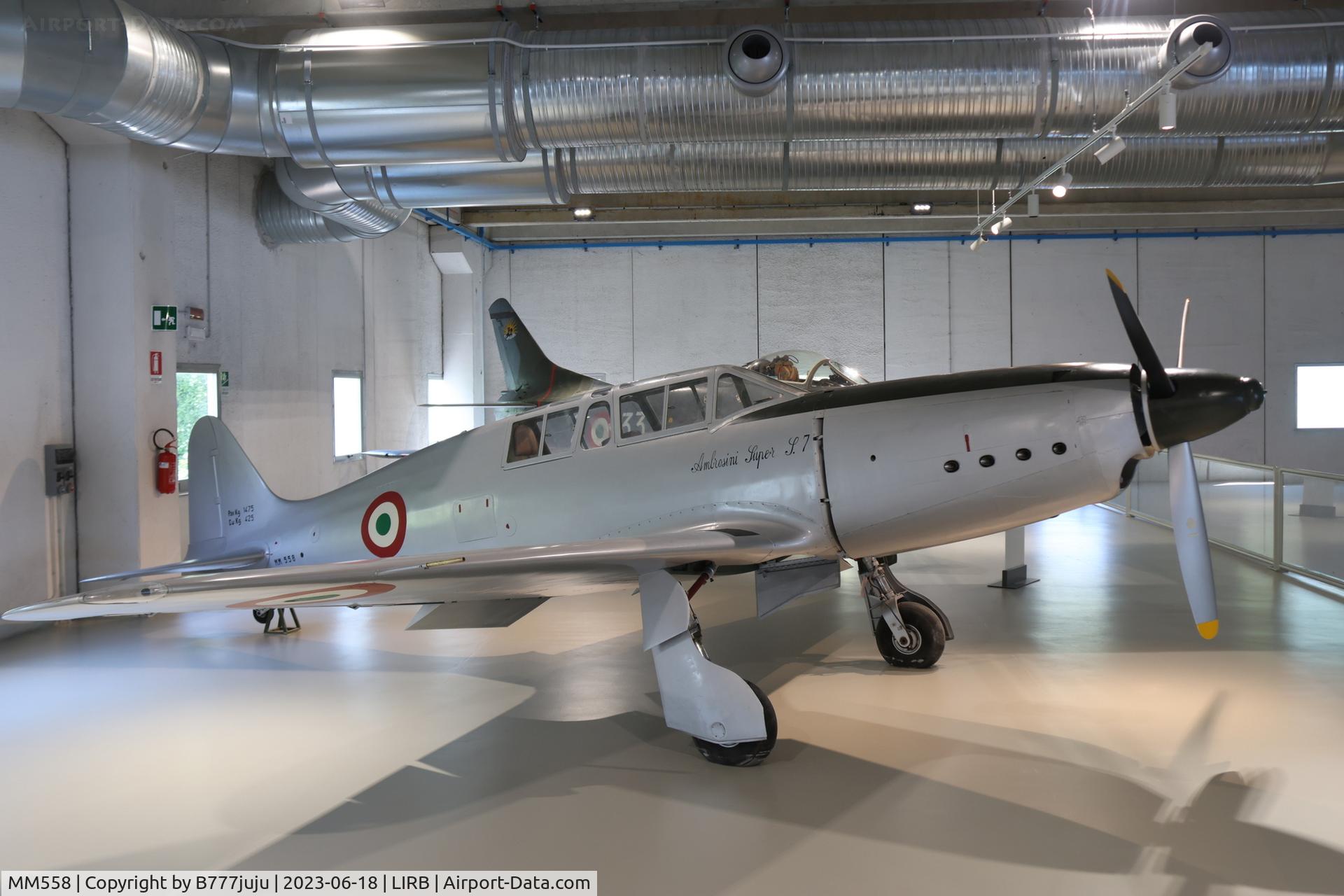 MM558, 1951 SAI Societa Aeronautica Italiana Ambrosini S-7 Super C/N 2, at Vigna di Valle