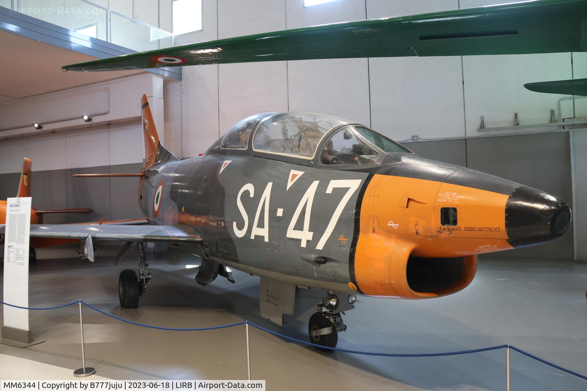 MM6344, Fiat G.91T/1 C/N 74, at Vigna di Valle