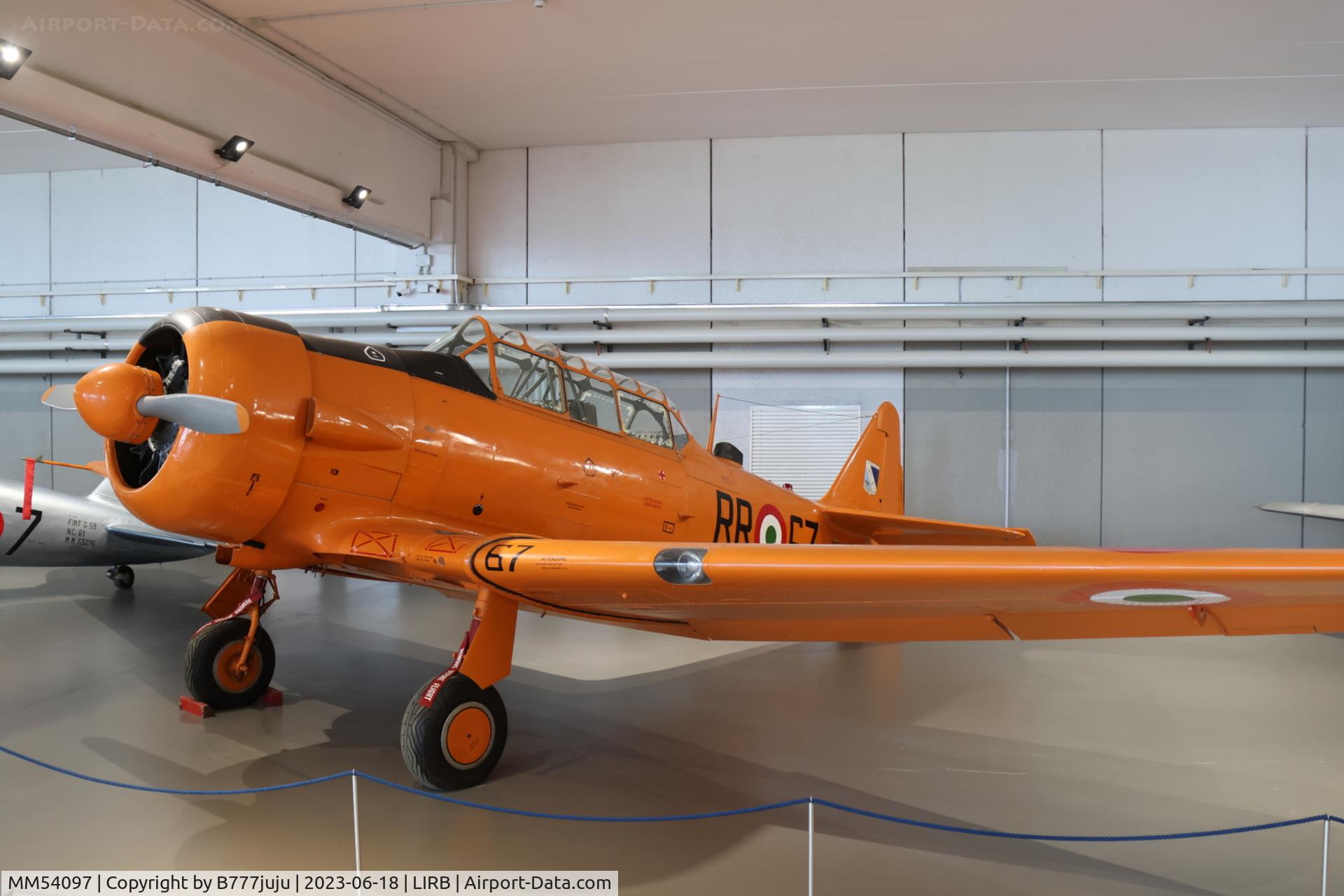 MM54097, North American T-6G Texan C/N RR-67, at Vigna di Valle