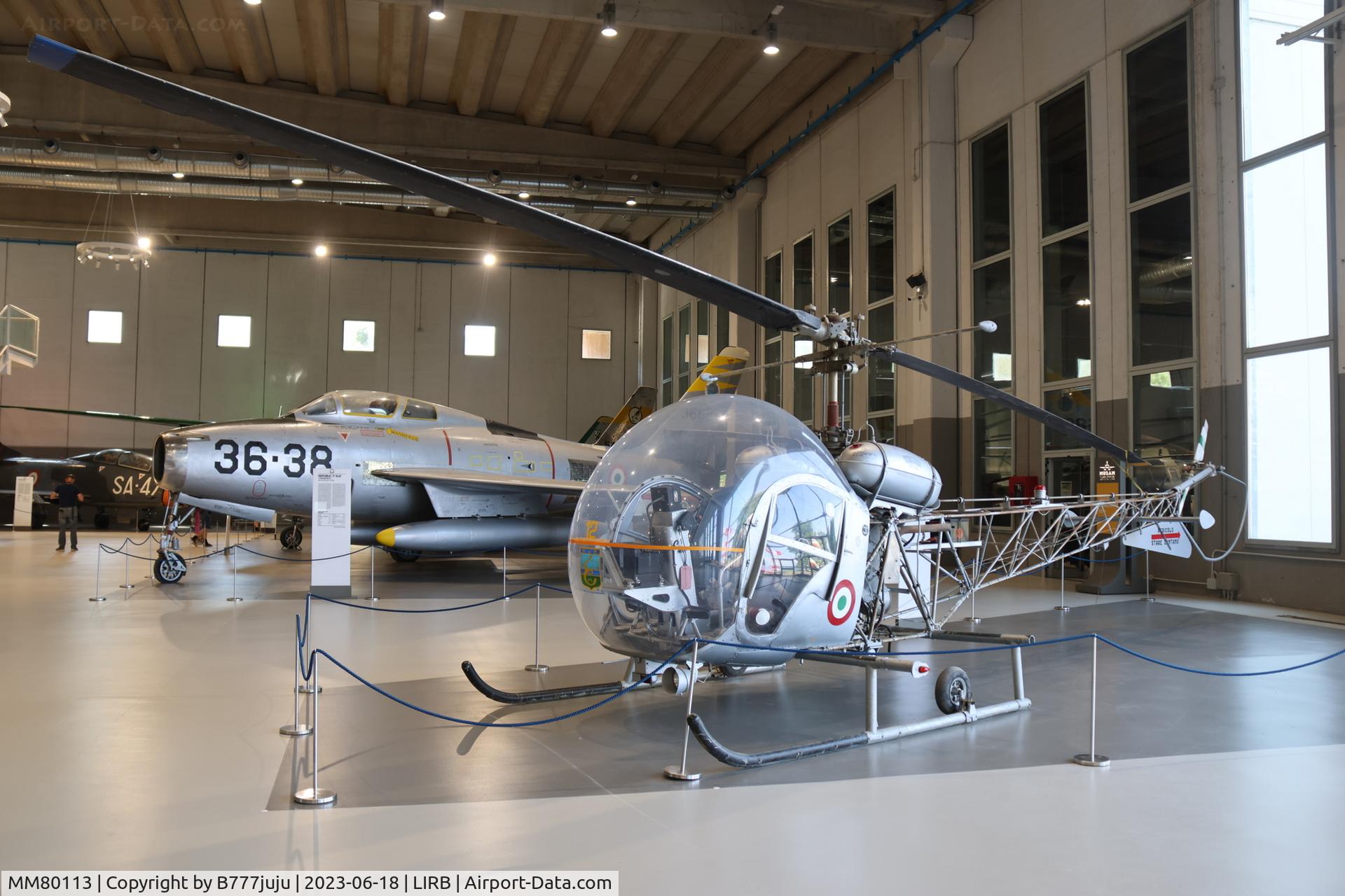 MM80113, Agusta AB-47G-2 C/N 196, at Vigna di Valle