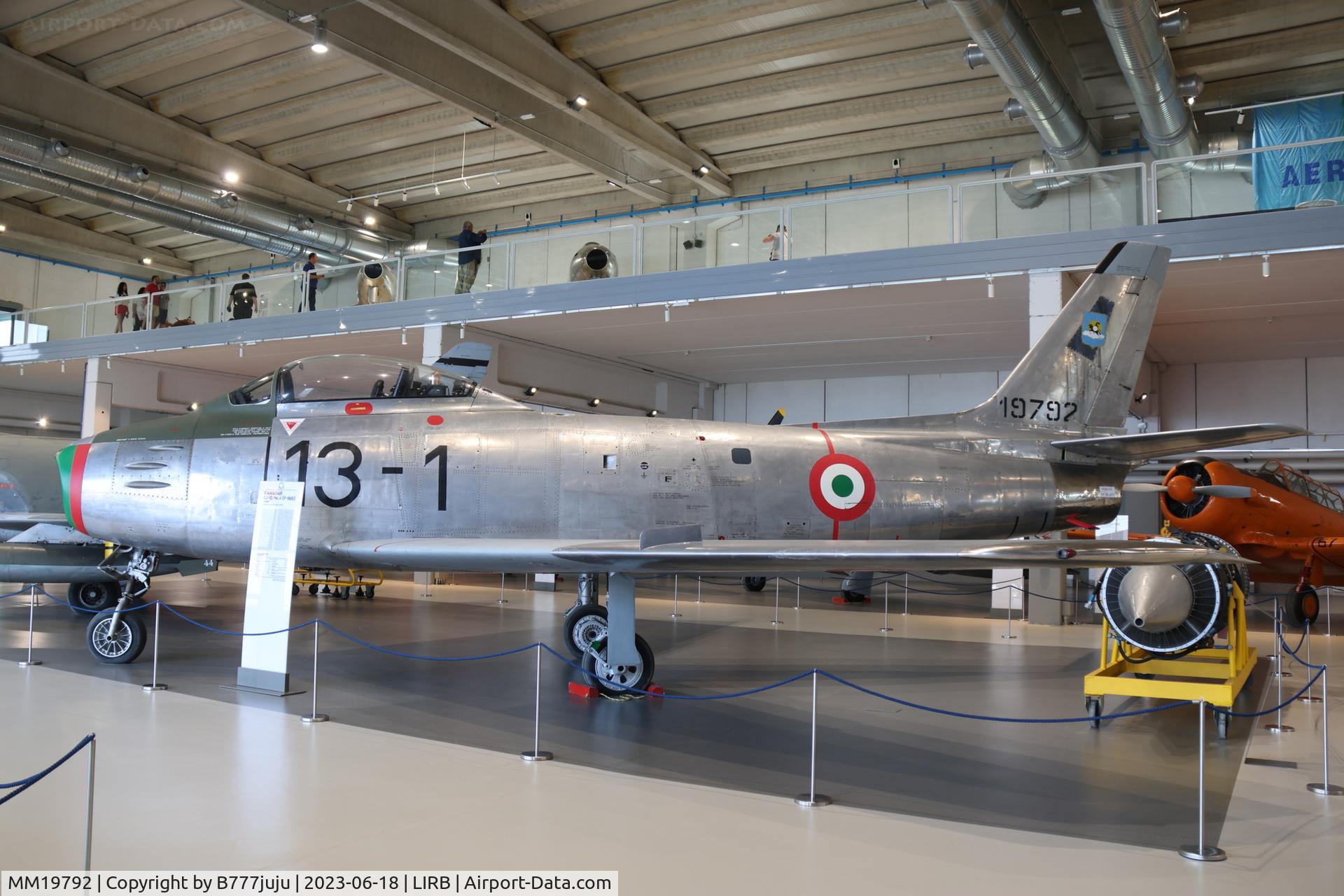 MM19792, Canadair F-86E(M) Sabre C/N 692, at Vigna di Valle